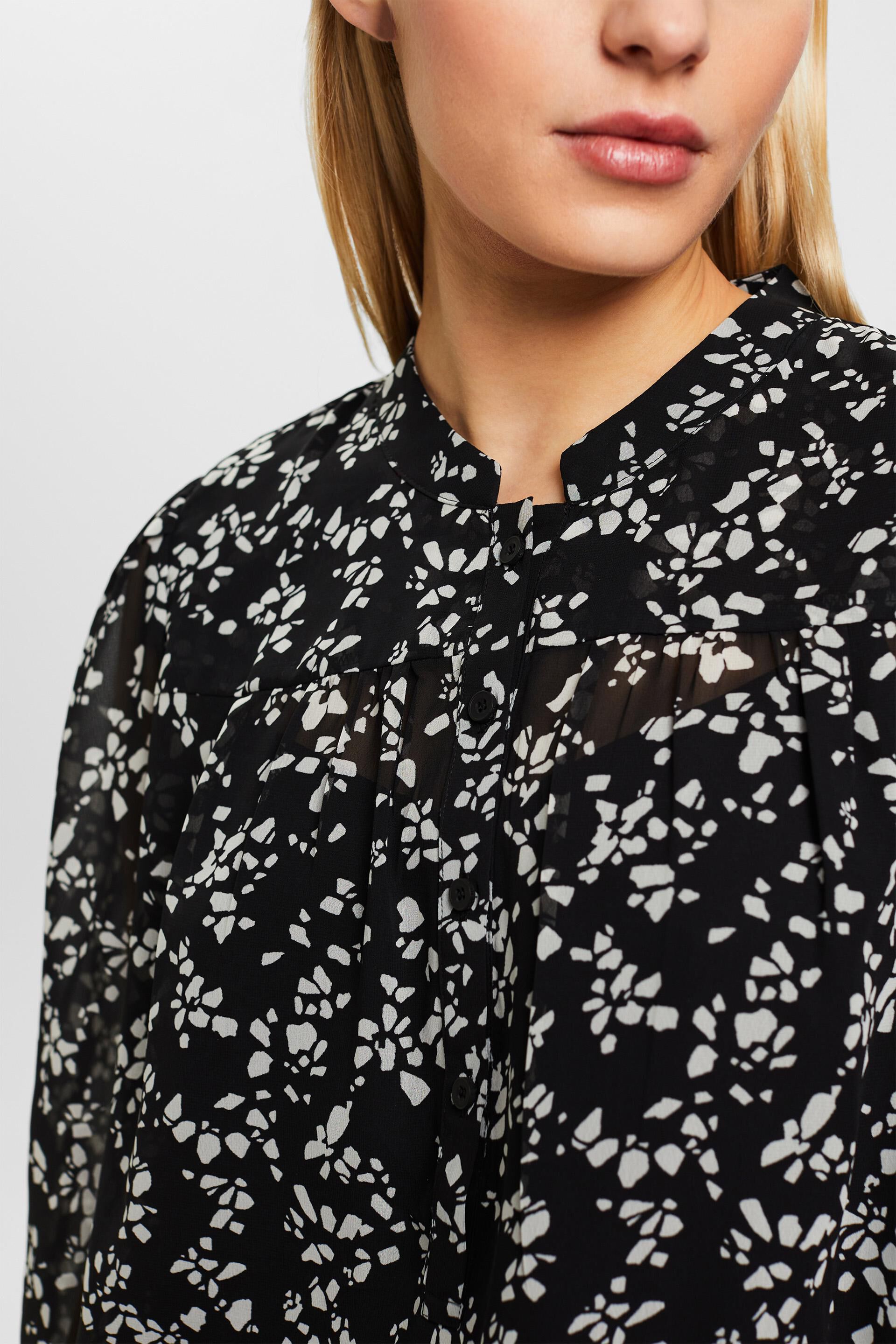 ESPRIT - Printed Chiffon Blouse at our online shop