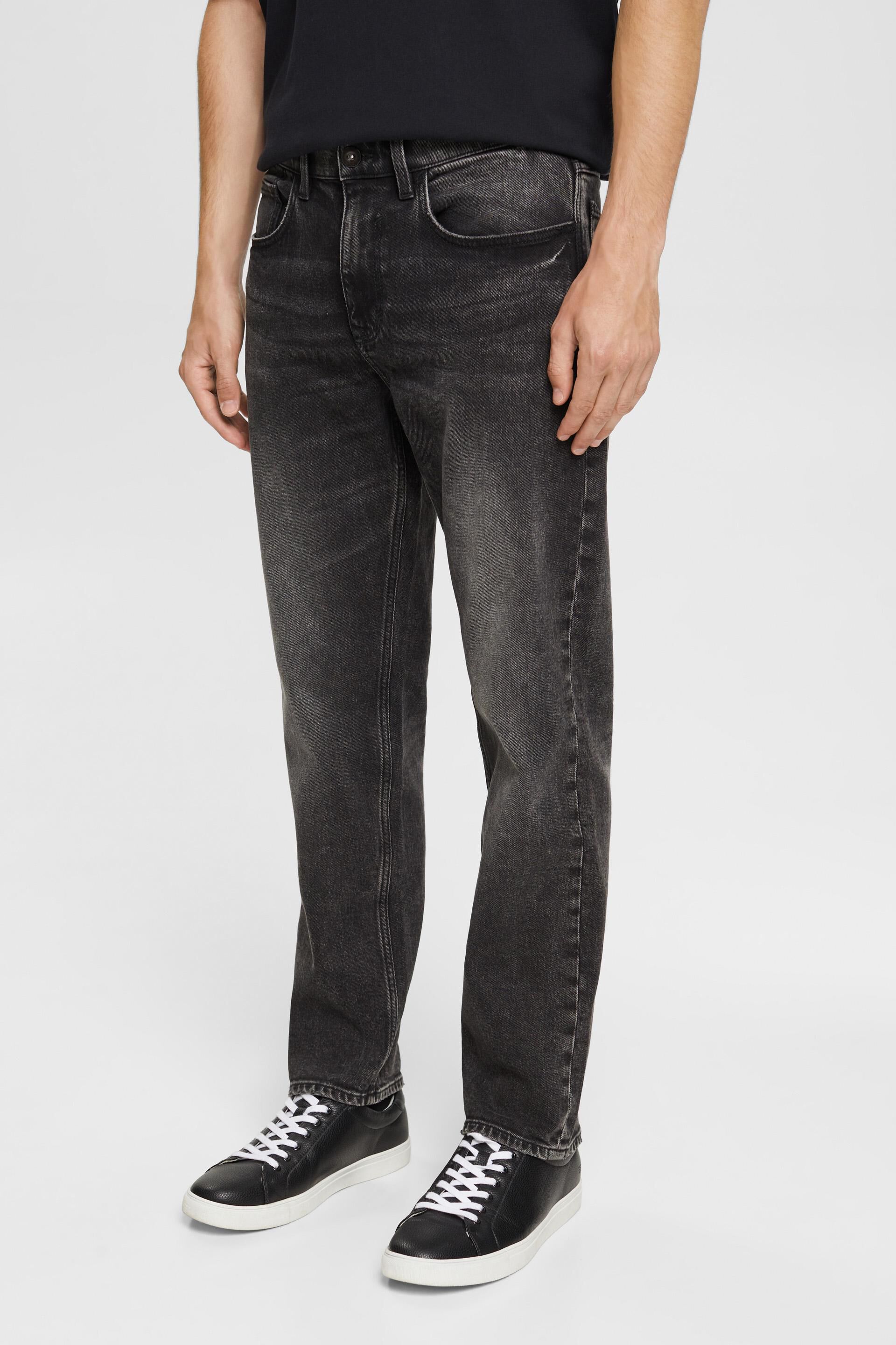 ESPRIT - Washed out stretch jeans at our online shop