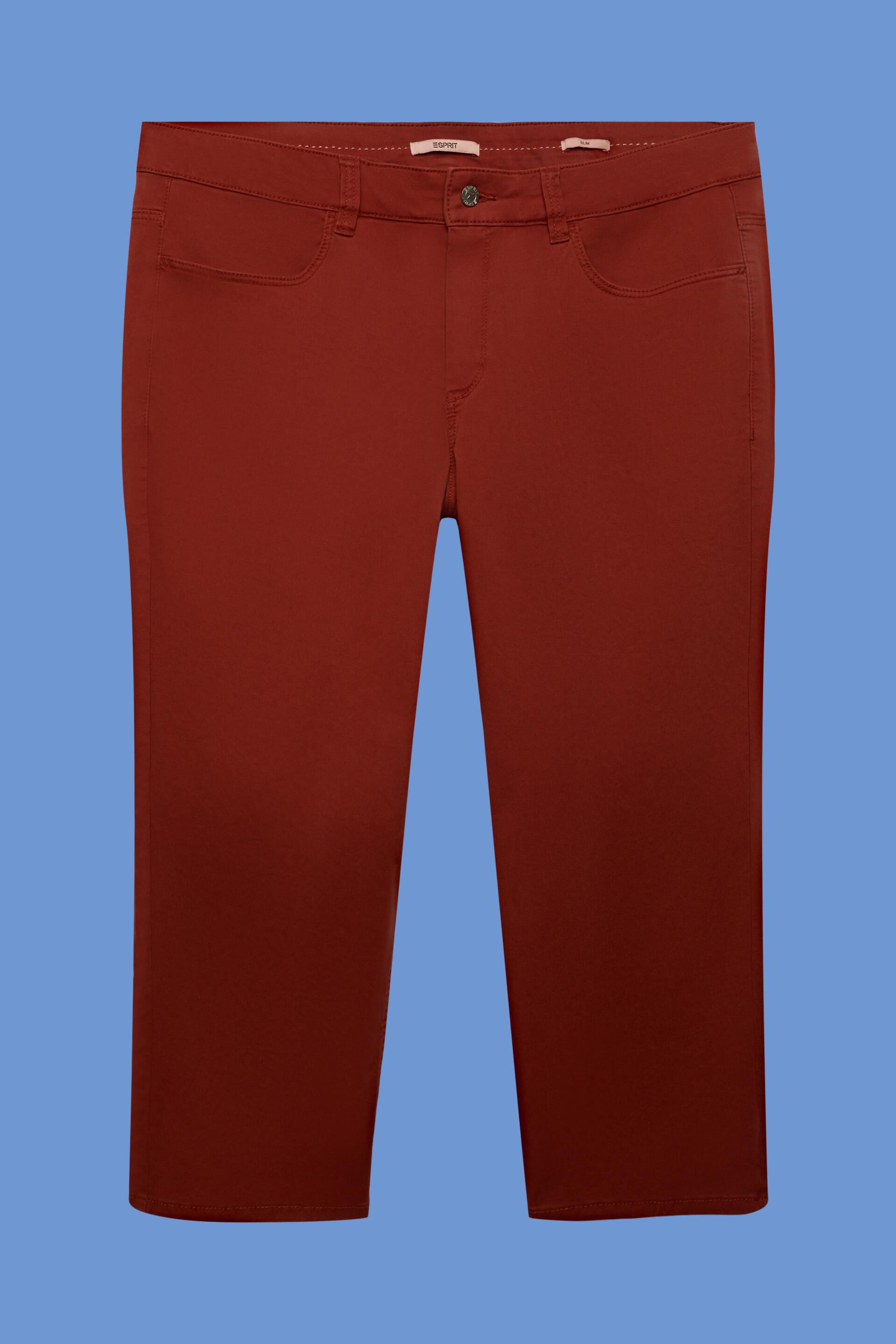 1950s Red Corduroy Capri Pants | xs/small – Birthday Life Vintage
