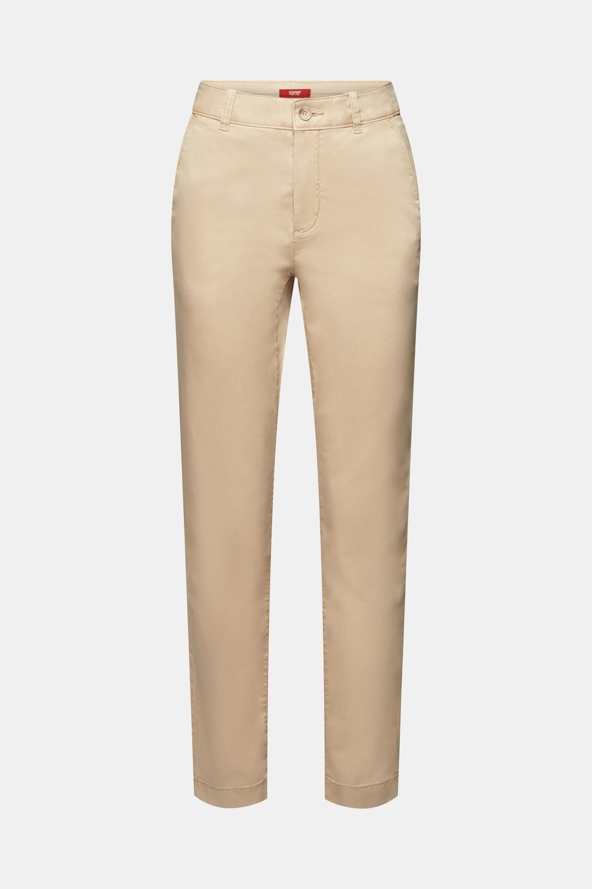 ESPRIT - Basic chino trousers at our online shop