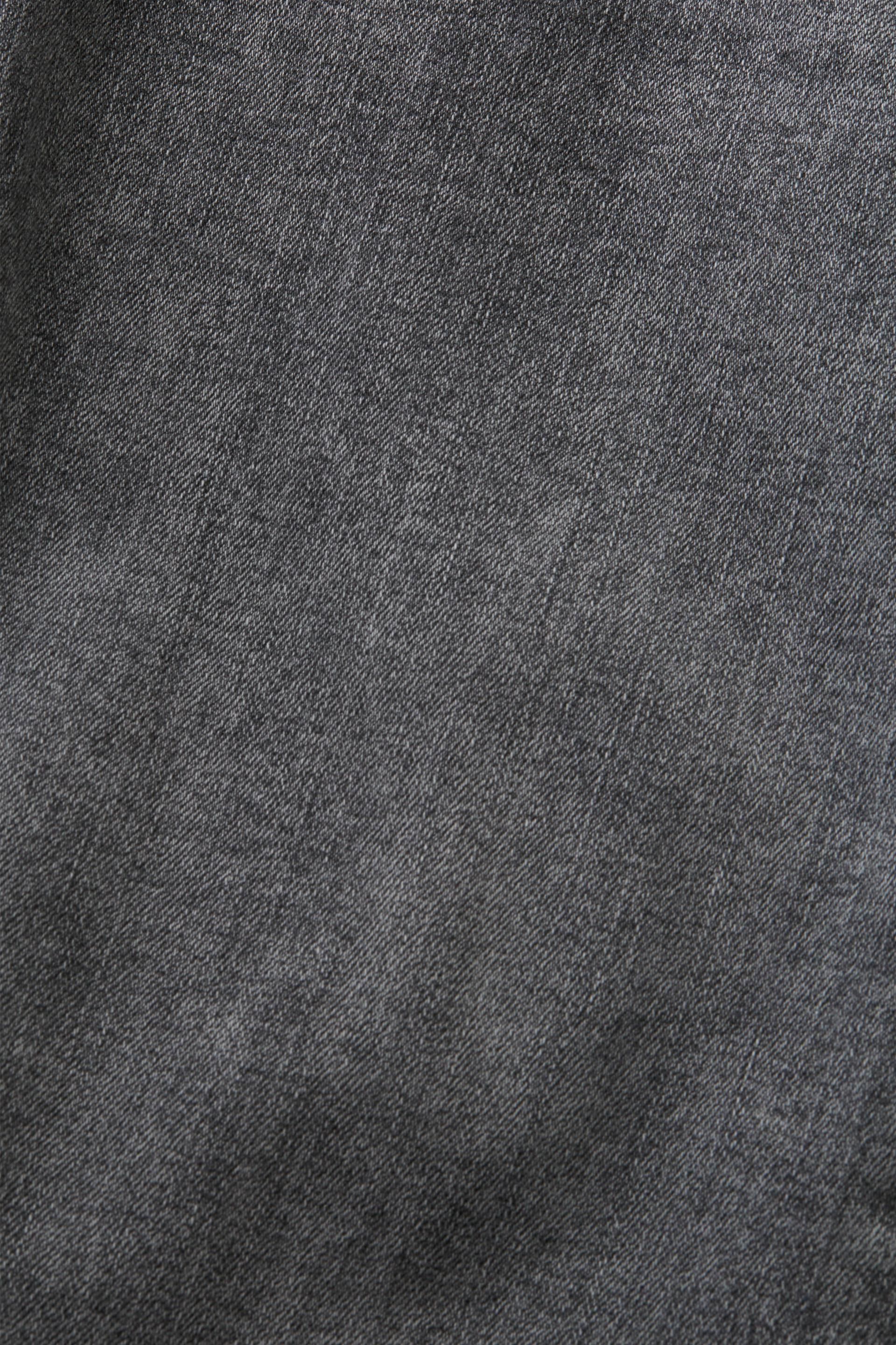 Designer Deadstock - Stretch Cotton Denim - Grey - Stonemountain & Daughter  Fabrics