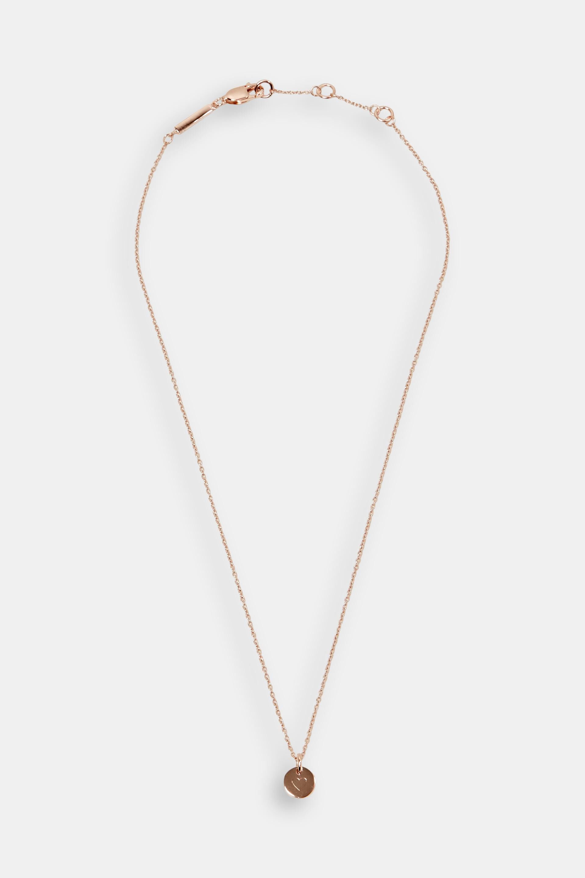 Yellow Gold Vermeil Engraved Heart Necklace - The Perfect Keepsake Gift