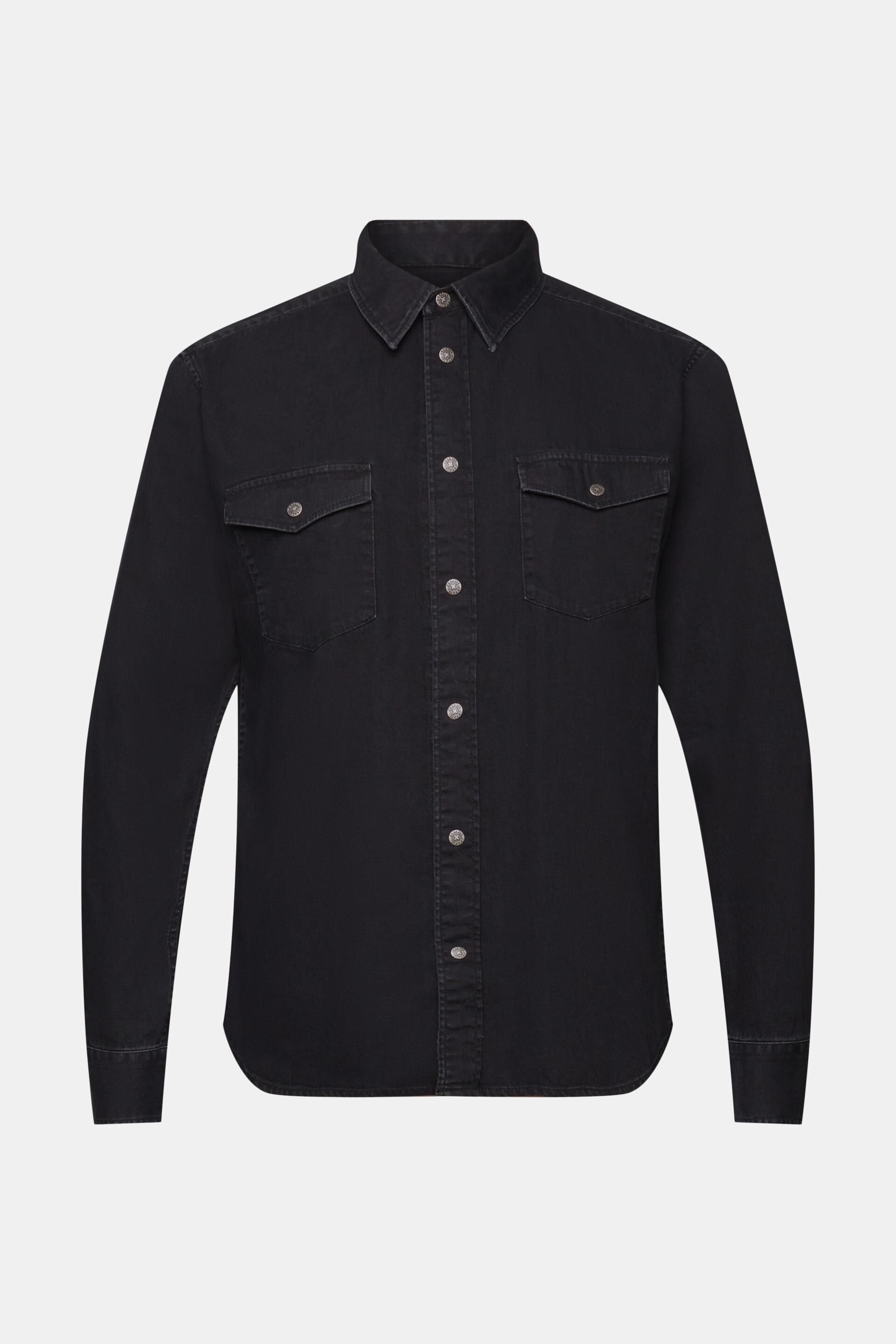 Urbano Fashion Men Washed Casual Black Shirt - Buy Urbano Fashion Men Washed  Casual Black Shirt Online at Best Prices in India | Flipkart.com