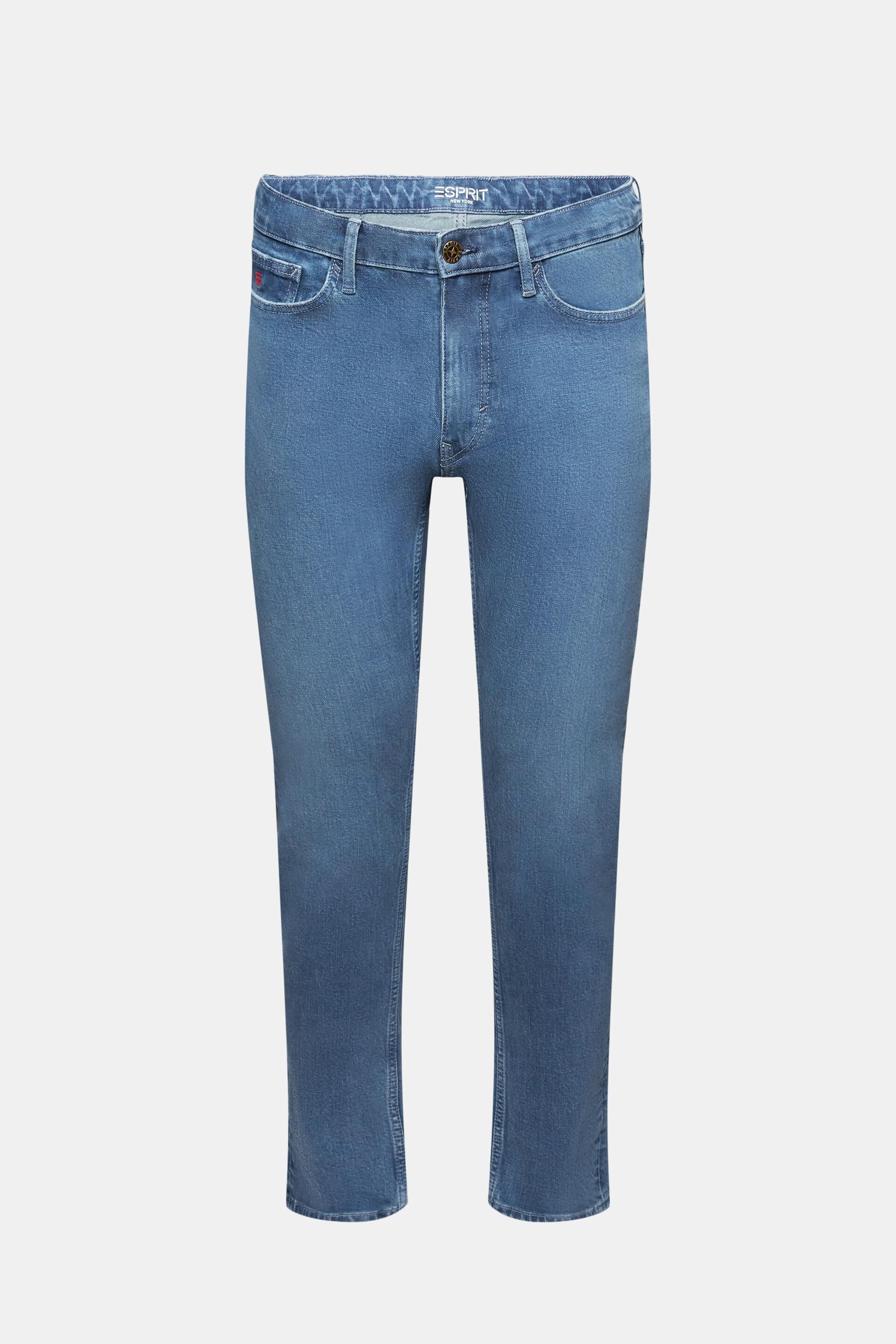 ESPRIT - Mid-Rise Slim Jeans at our online shop