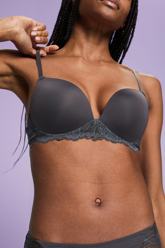 Women's New Comfortable Large Bra D Cup Thin Style No Steel Ring Smooth  Gathering Sexy Bra Bra (Black, 42) at  Women's Clothing store