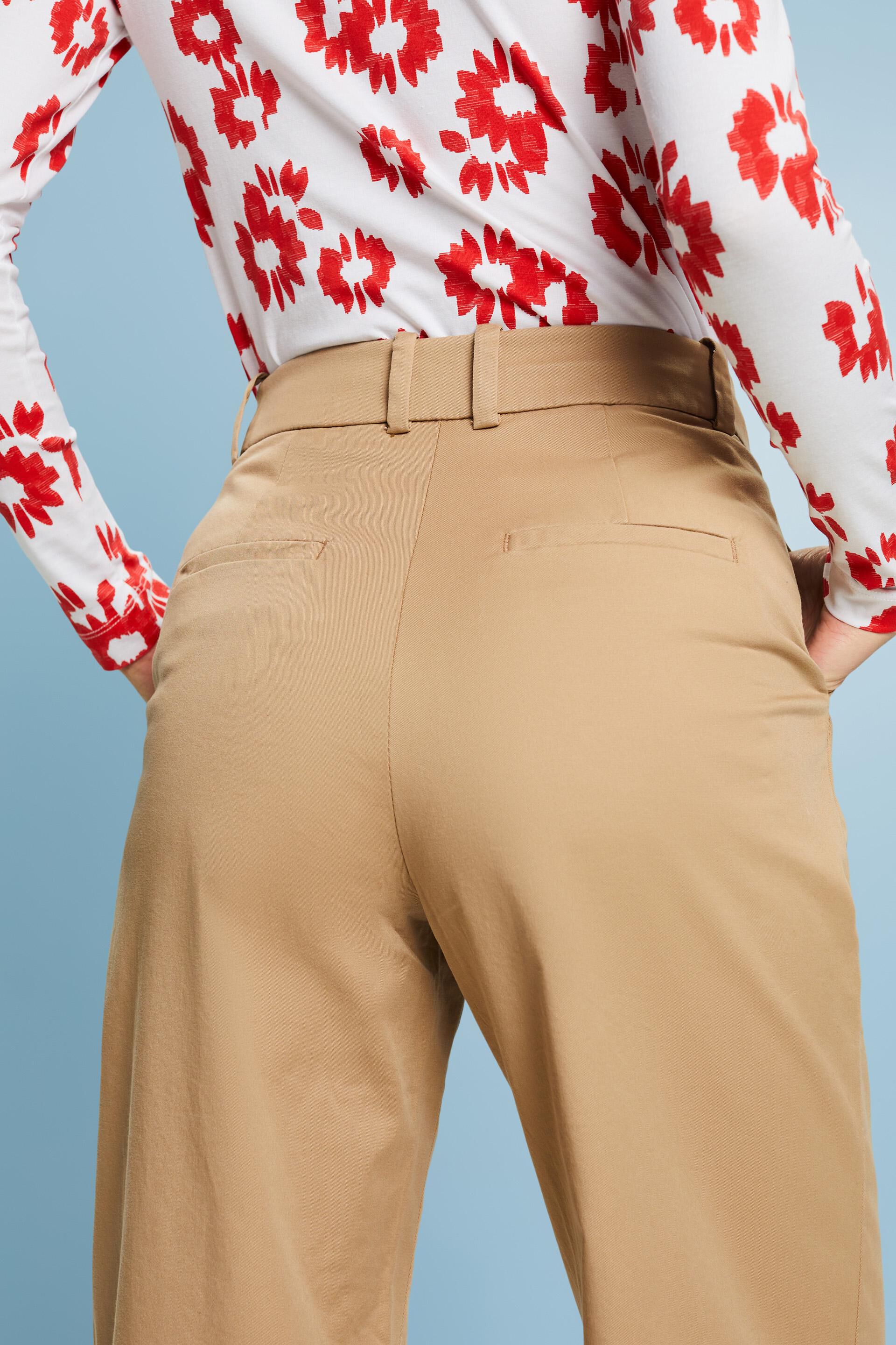 ESPRIT - Wide Leg Chino Pants at our online shop