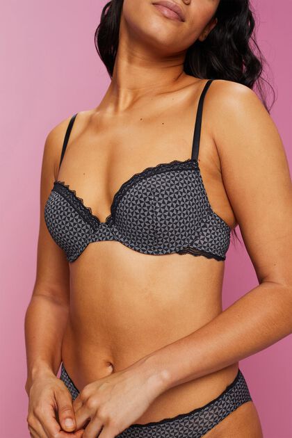 Buy Victoria's Secret Black Dots T Shirt Push Up Bra from Next Luxembourg