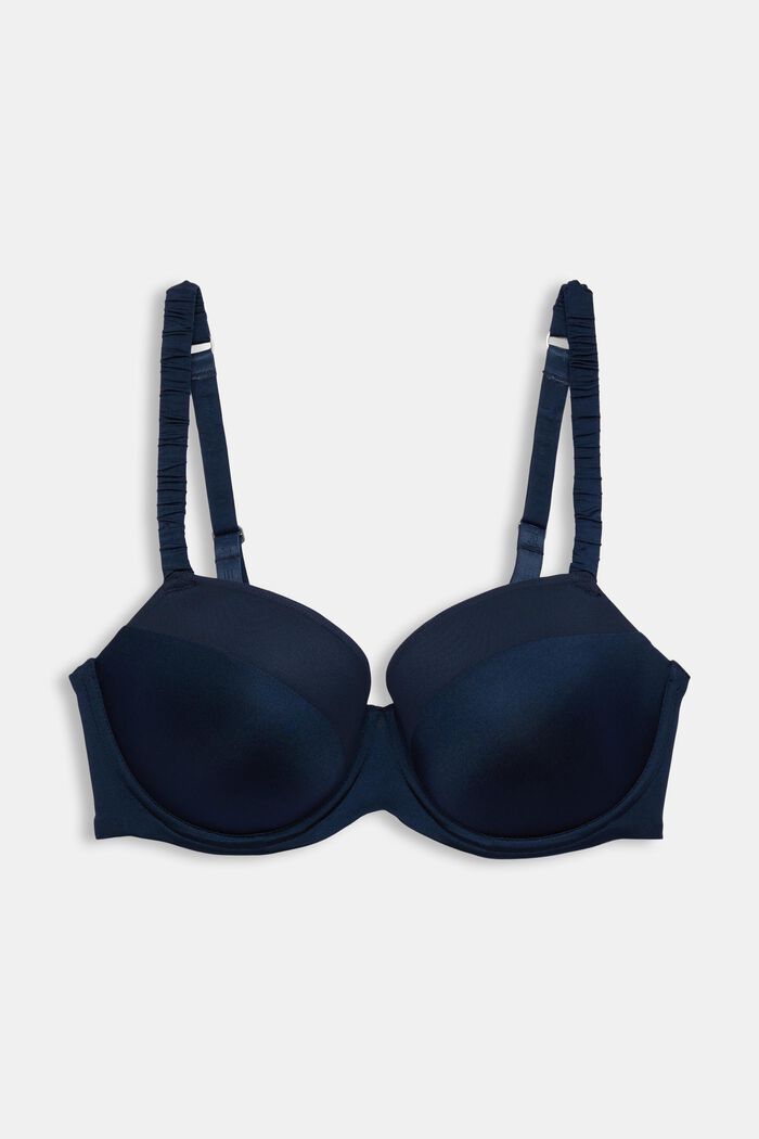 ESPRIT - Underwired, padded bra with mesh at our online shop