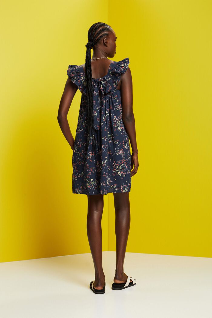 ESPRIT - Printed mini dress, 100% cotton at our online shop