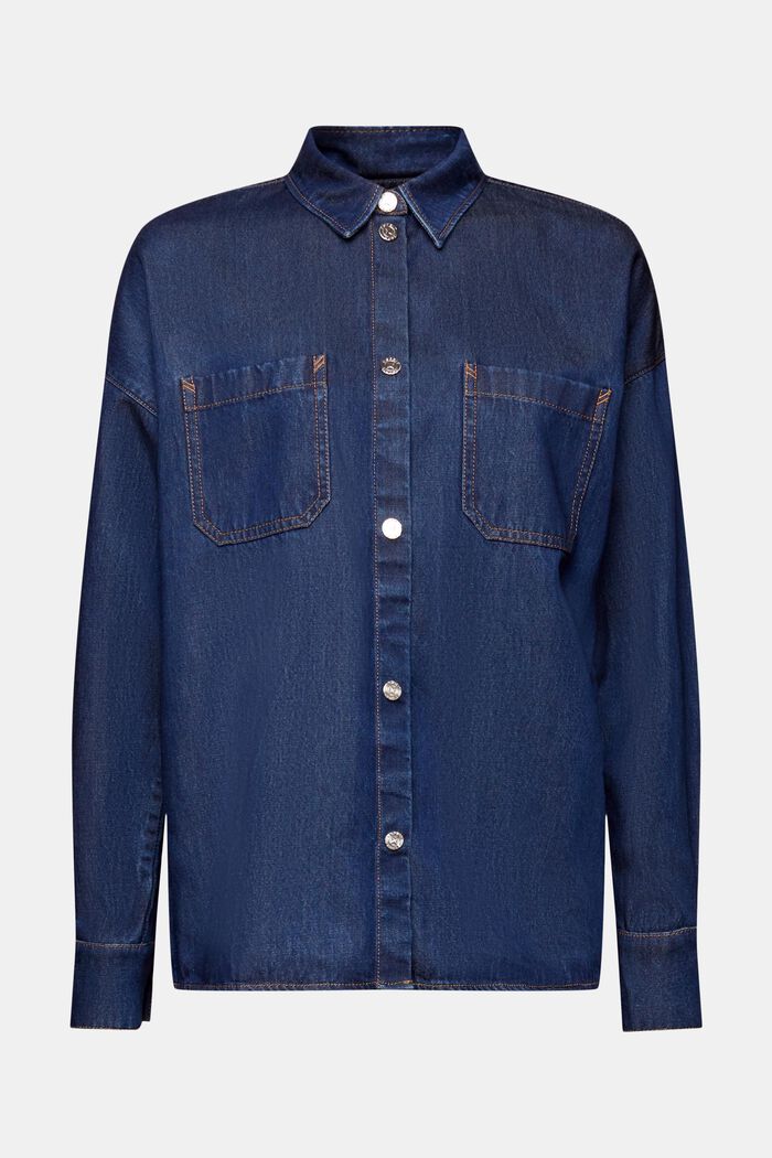 ESPRIT - Relaxed fit jeans shirt at our online shop
