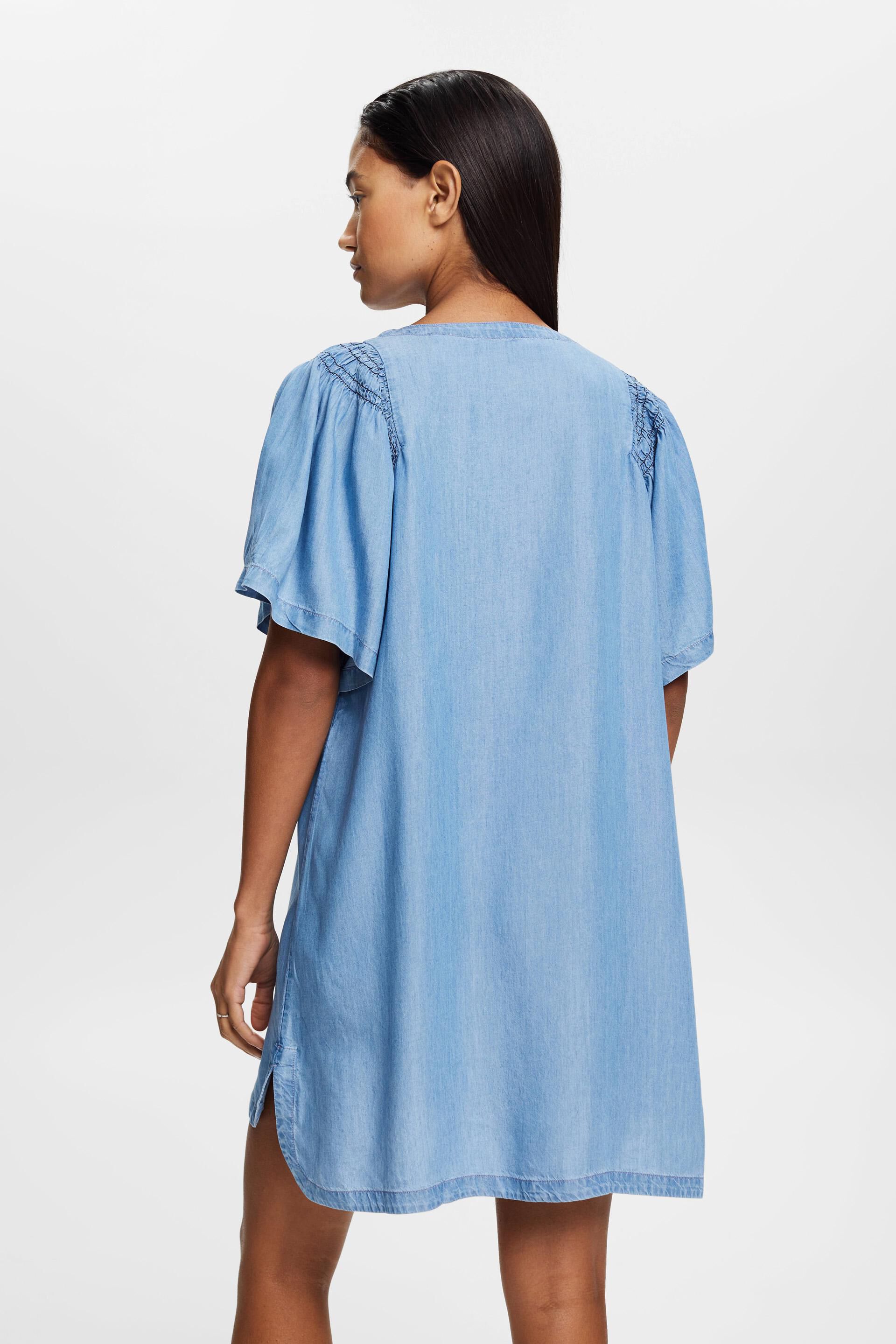 Buy Blue Denim Shirt Dress for Women Online