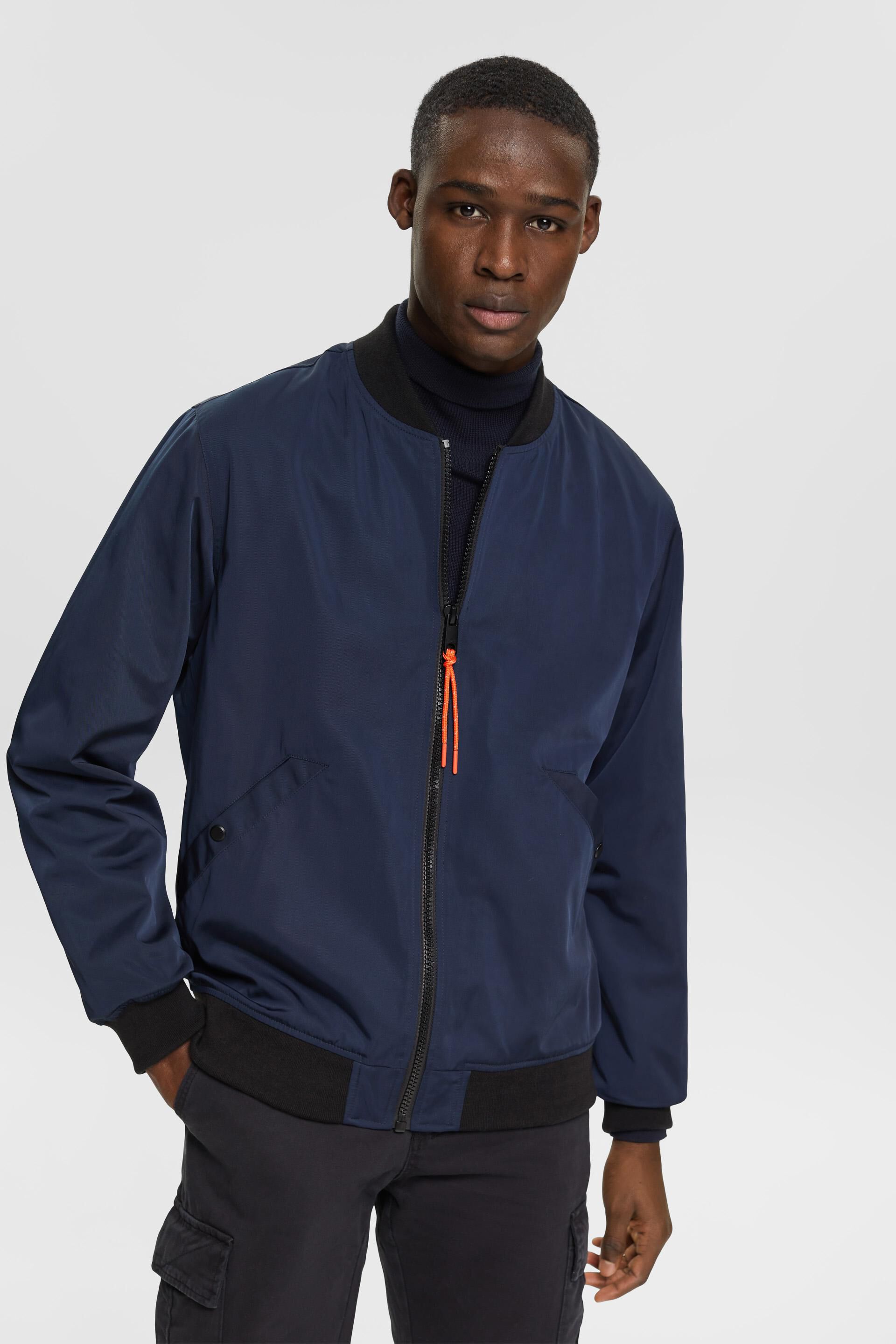 Capo SUEDE Bomber Jacket - Navy – CAPO | Meaning Behind The Brand