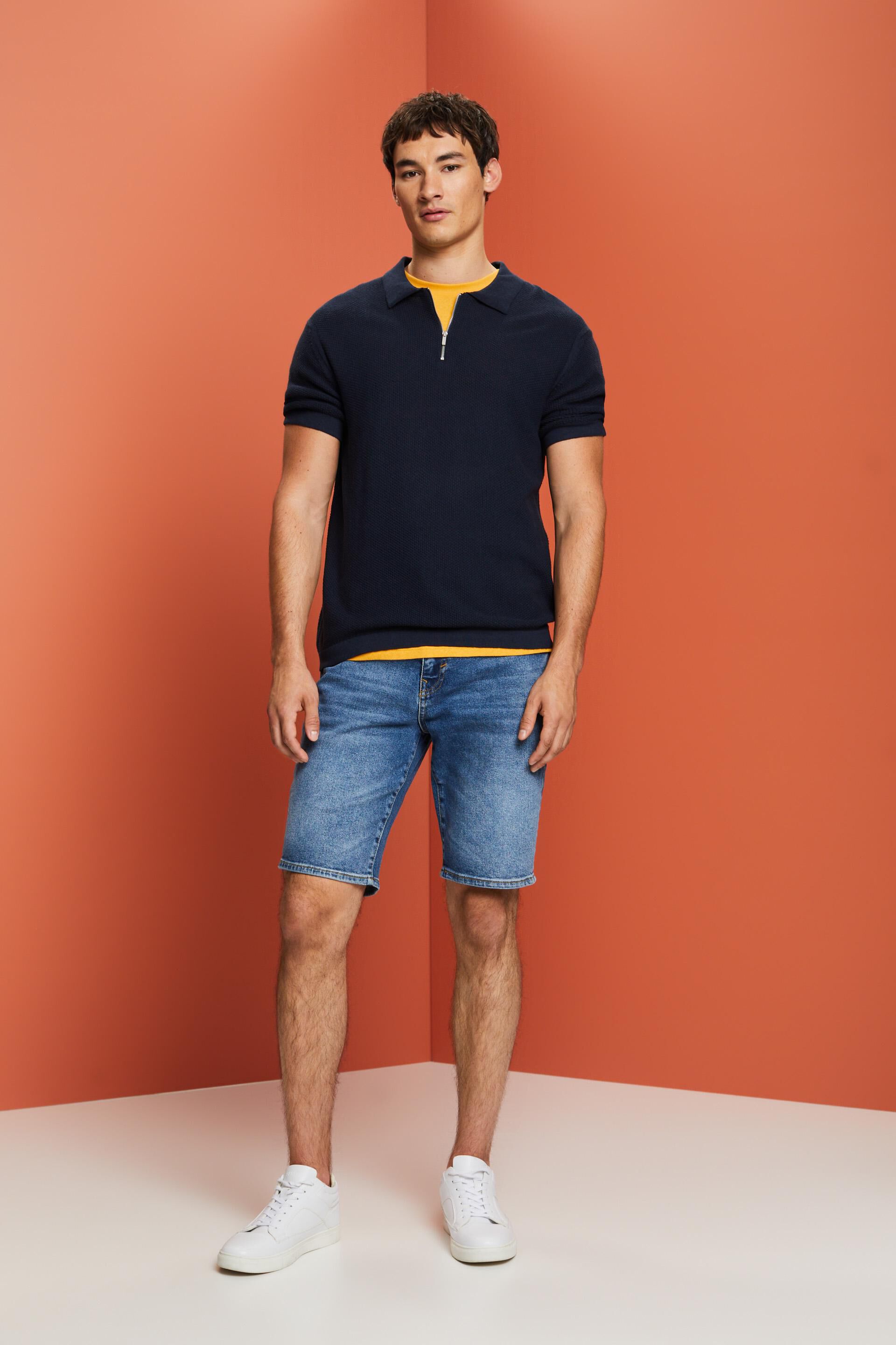 Denim Shorts for Men, Slim Fit Jeans Shorts Casual Washed Carpenter Short  Summer Classic Rolled Short Jeans : Clothing, Shoes & Jewelry - Amazon.com