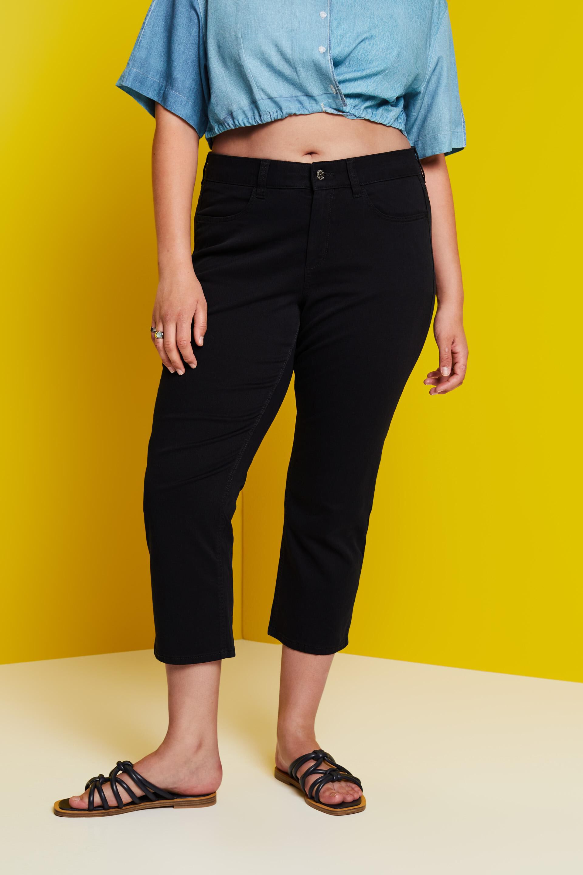 Buy Womens Capri Pants Loose Yoga Pants Workout Cargo Capris Comfy Lounge  Sweatpants Cropped Trousers with Pockets Online at desertcartINDIA