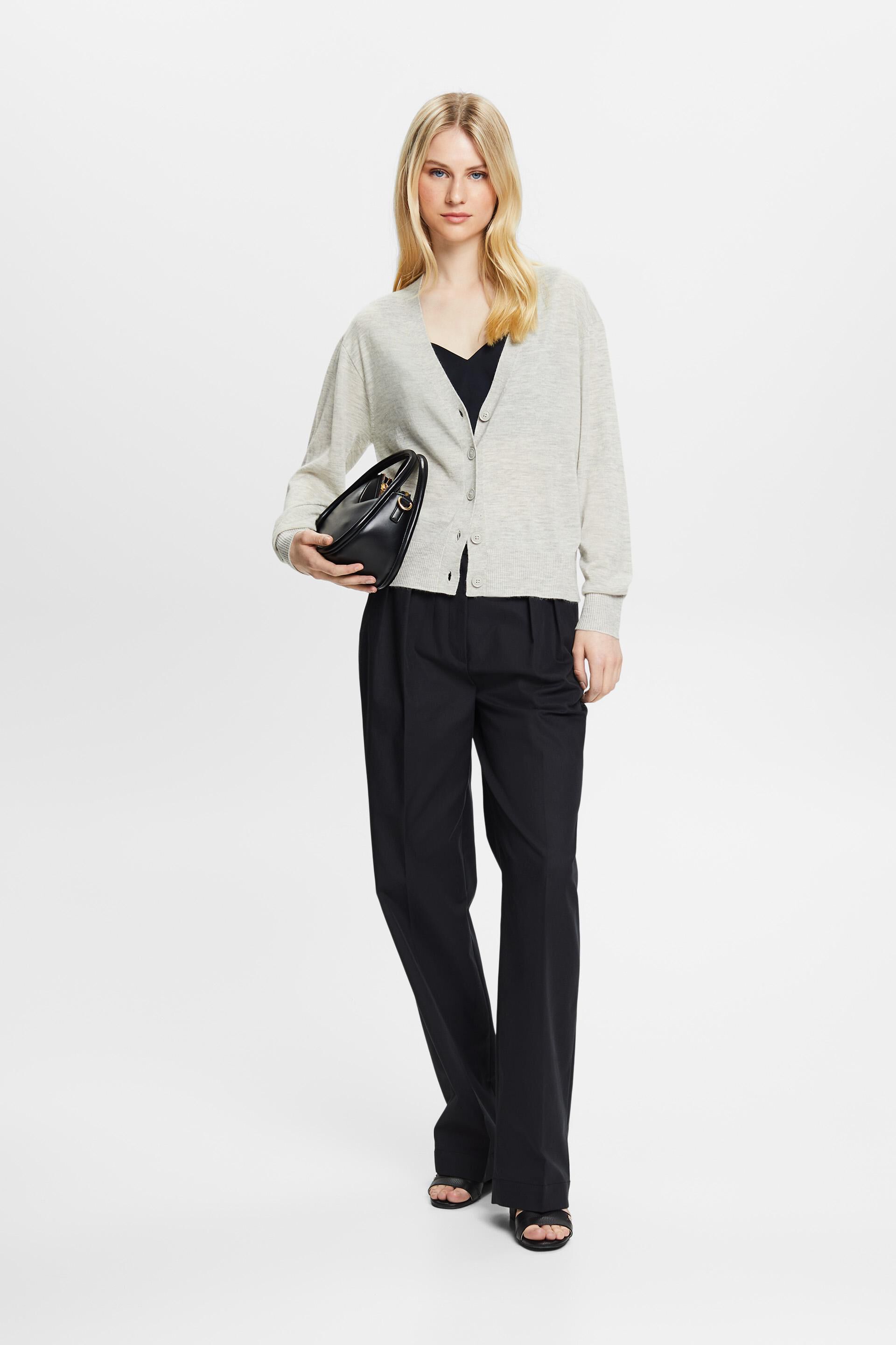 ESPRIT - Marled Cashmere Cardigan at our online shop