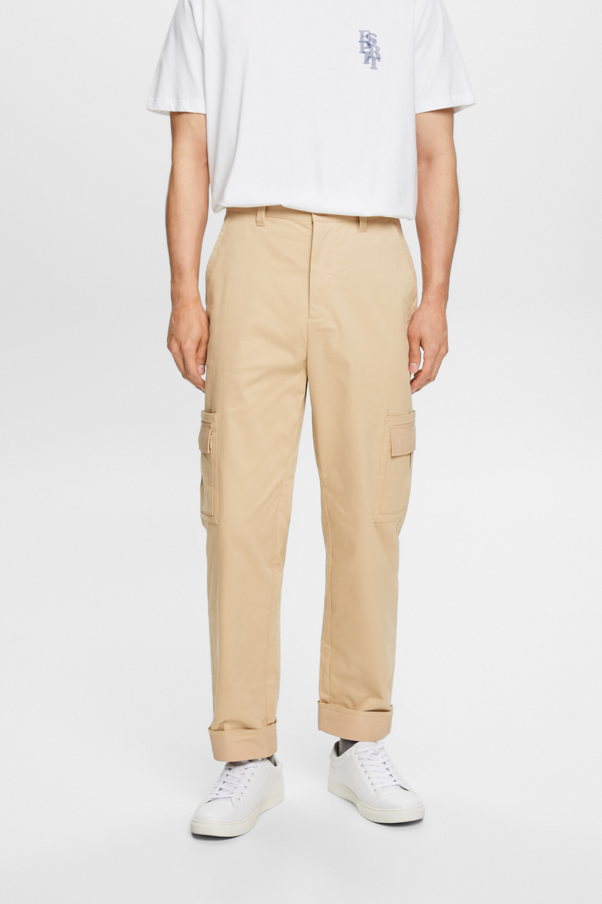 Buy ESPRIT Men Olive Green Slim Fit Solid Regular Trousers - Trousers for  Men 5961354 | Myntra