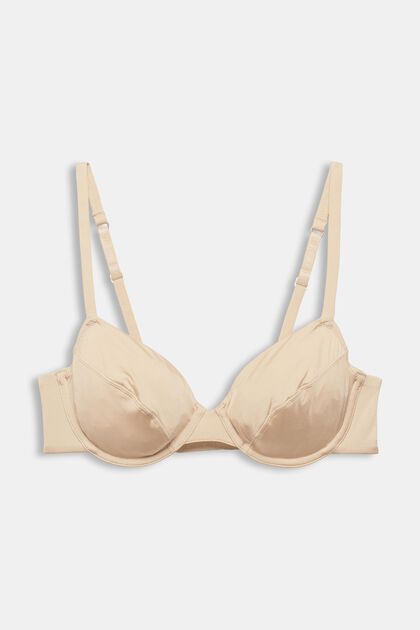 Women's Steel Rimless Comfort Gather Thin Simple Large Sexy Bra Padded Bras  for Women, Beige, Small : : Clothing, Shoes & Accessories