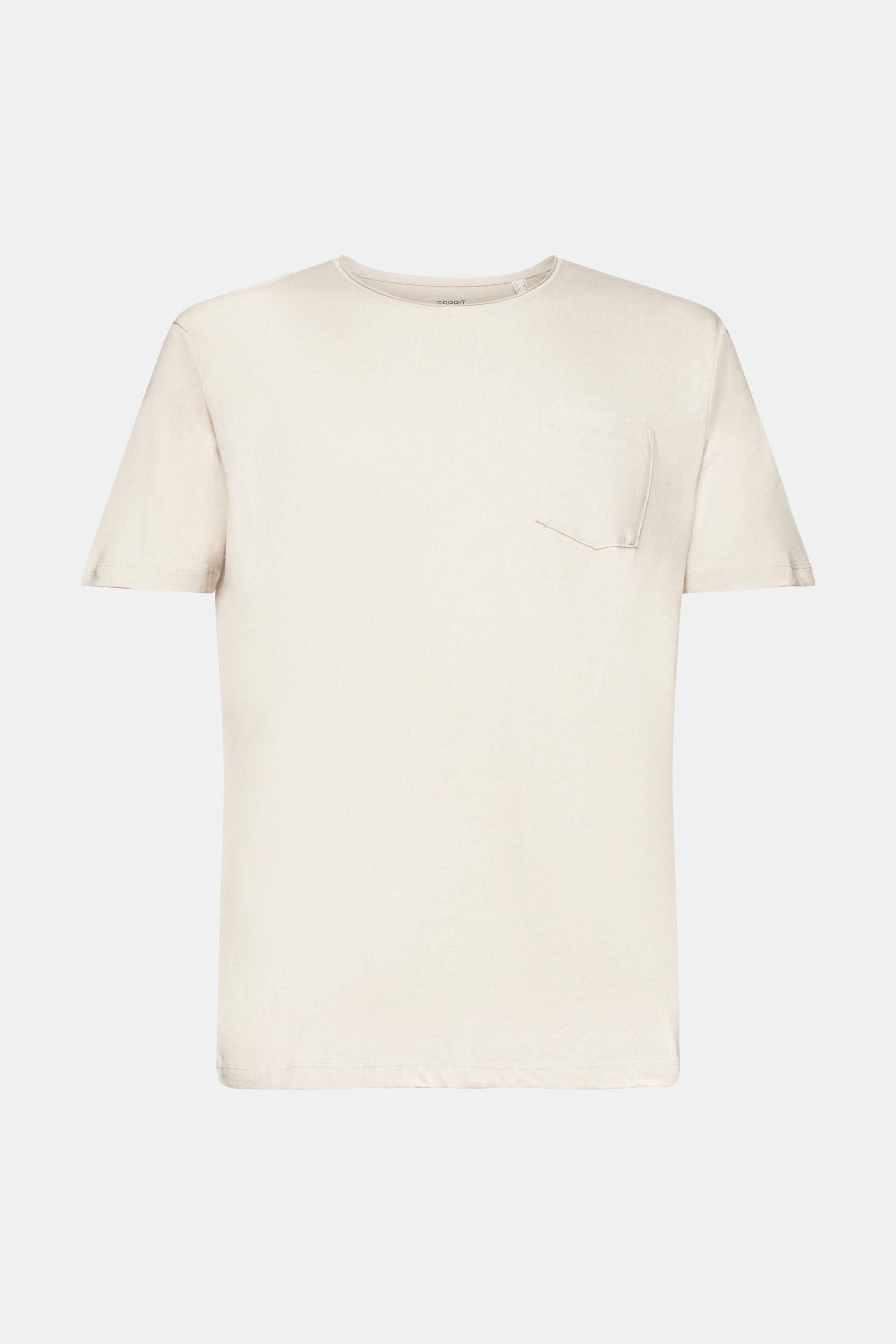 ESPRIT - Recycled: melange jersey T-shirt at our online shop