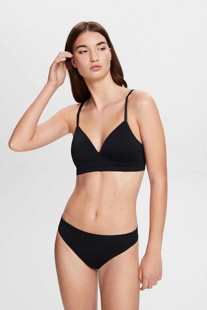 ESPRIT - Logo Padded Underwired Push-Up Bra at our online shop