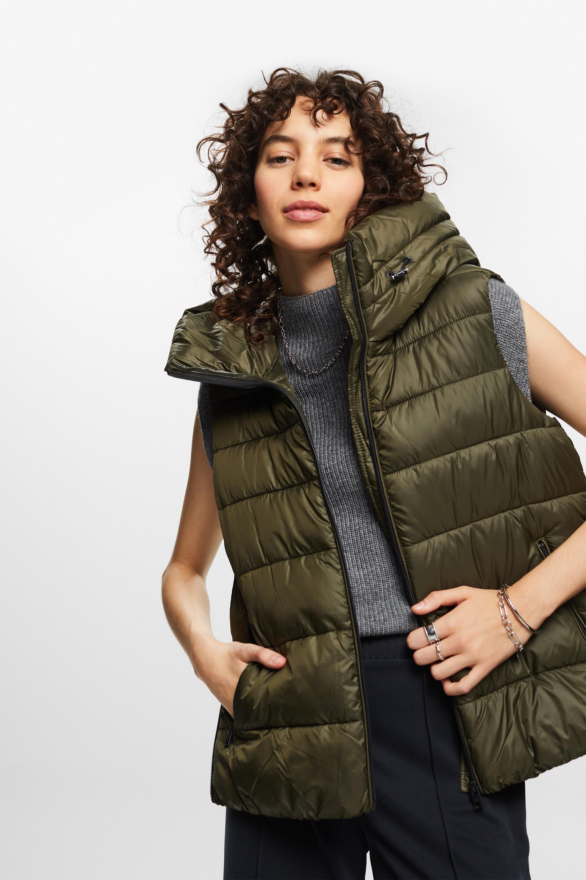 ESPRIT - Quilted Puffer Vest at our online shop