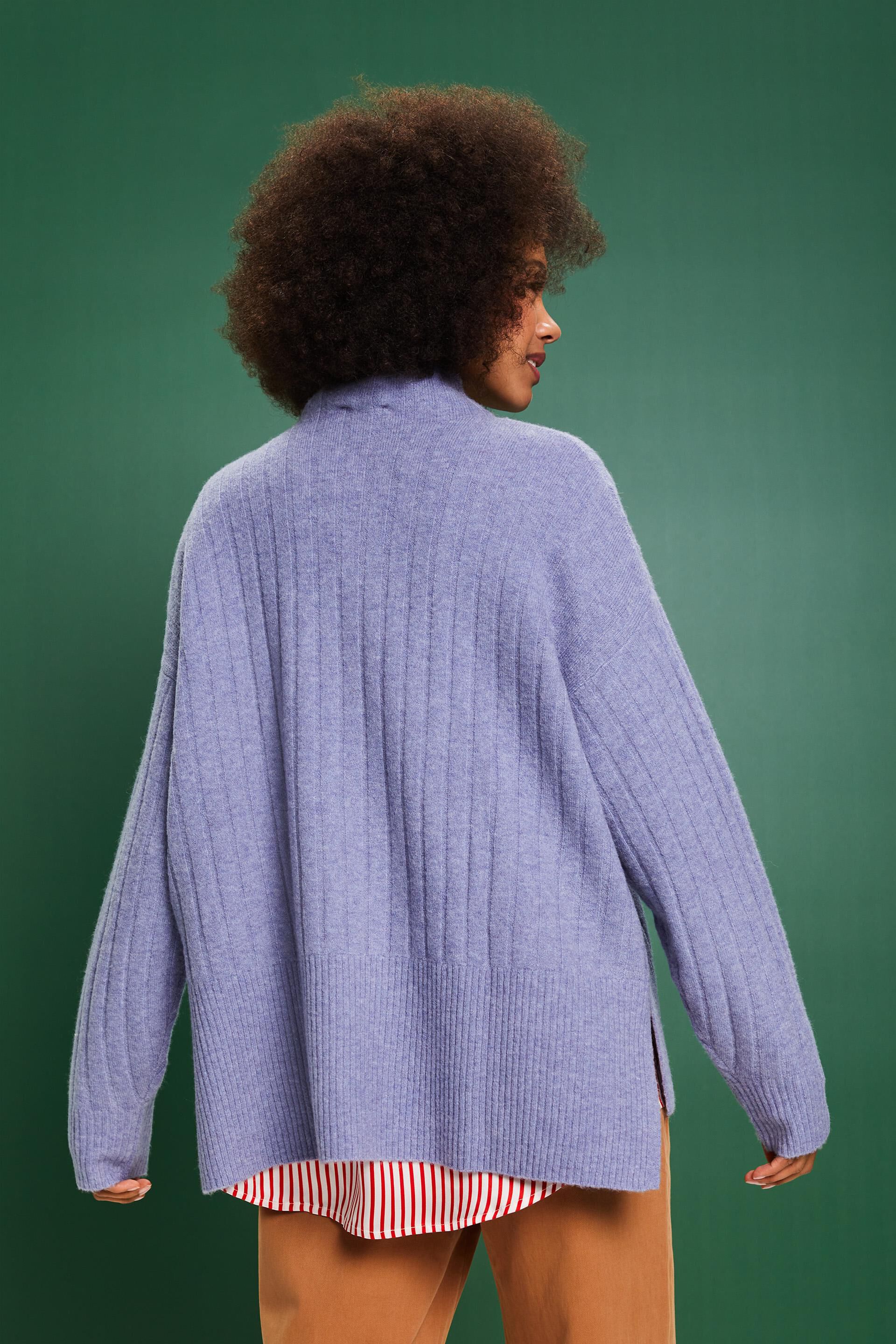ESPRIT - Flat Rib-Knit Sweater at our online shop