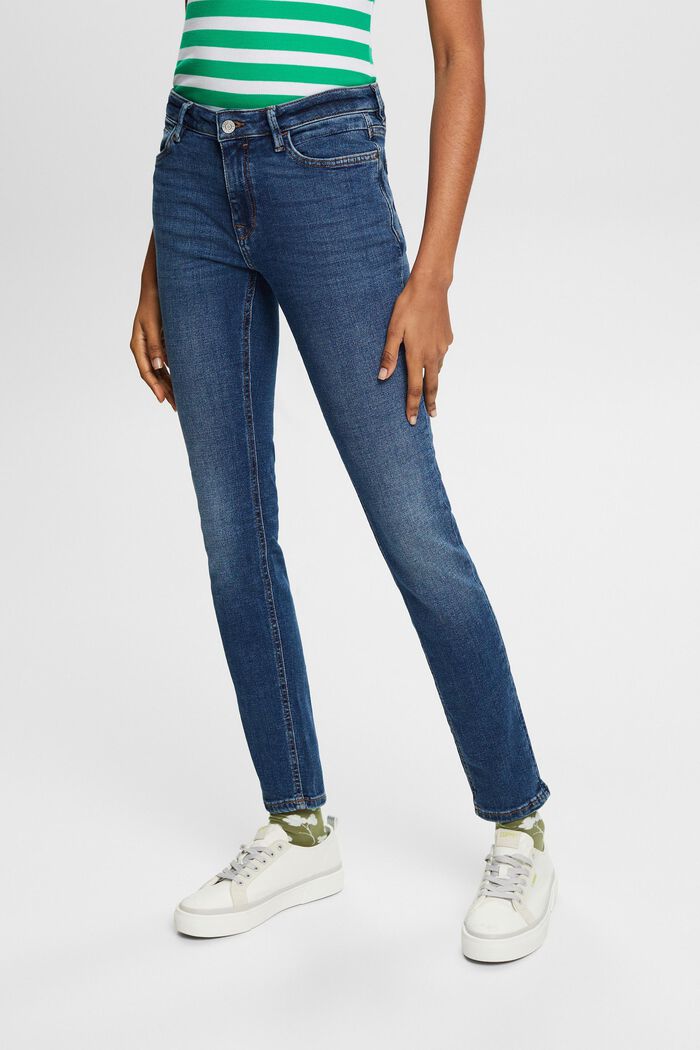 ESPRIT - Mid-rise bootcut jeans at our online shop