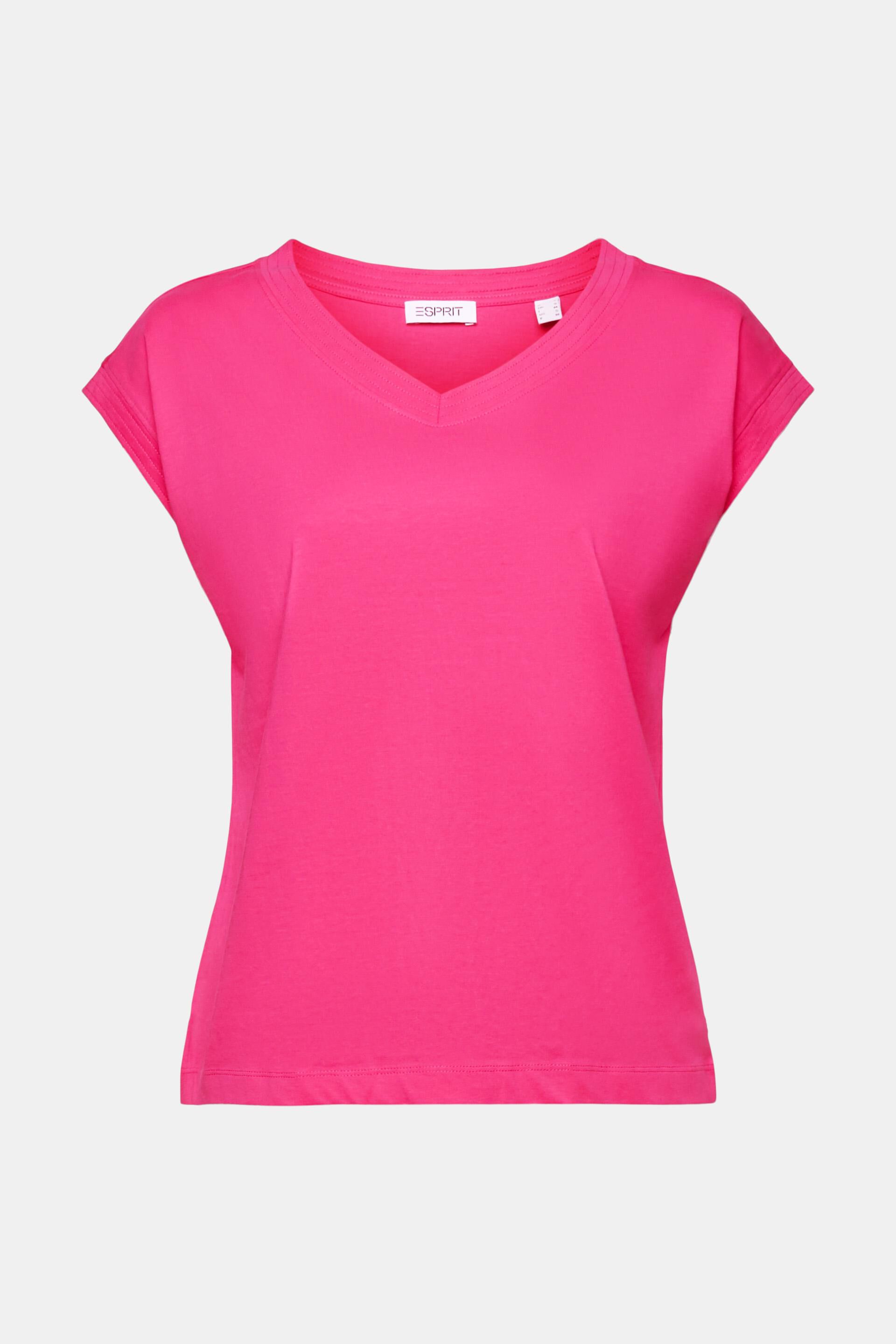 ESPRIT - V-Neck T-Shirt at our online shop