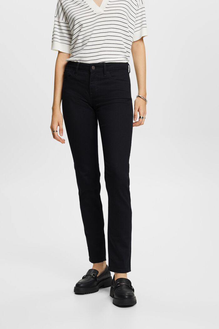 Buy Black Zipped Detail Skinny Trousers from Next Luxembourg