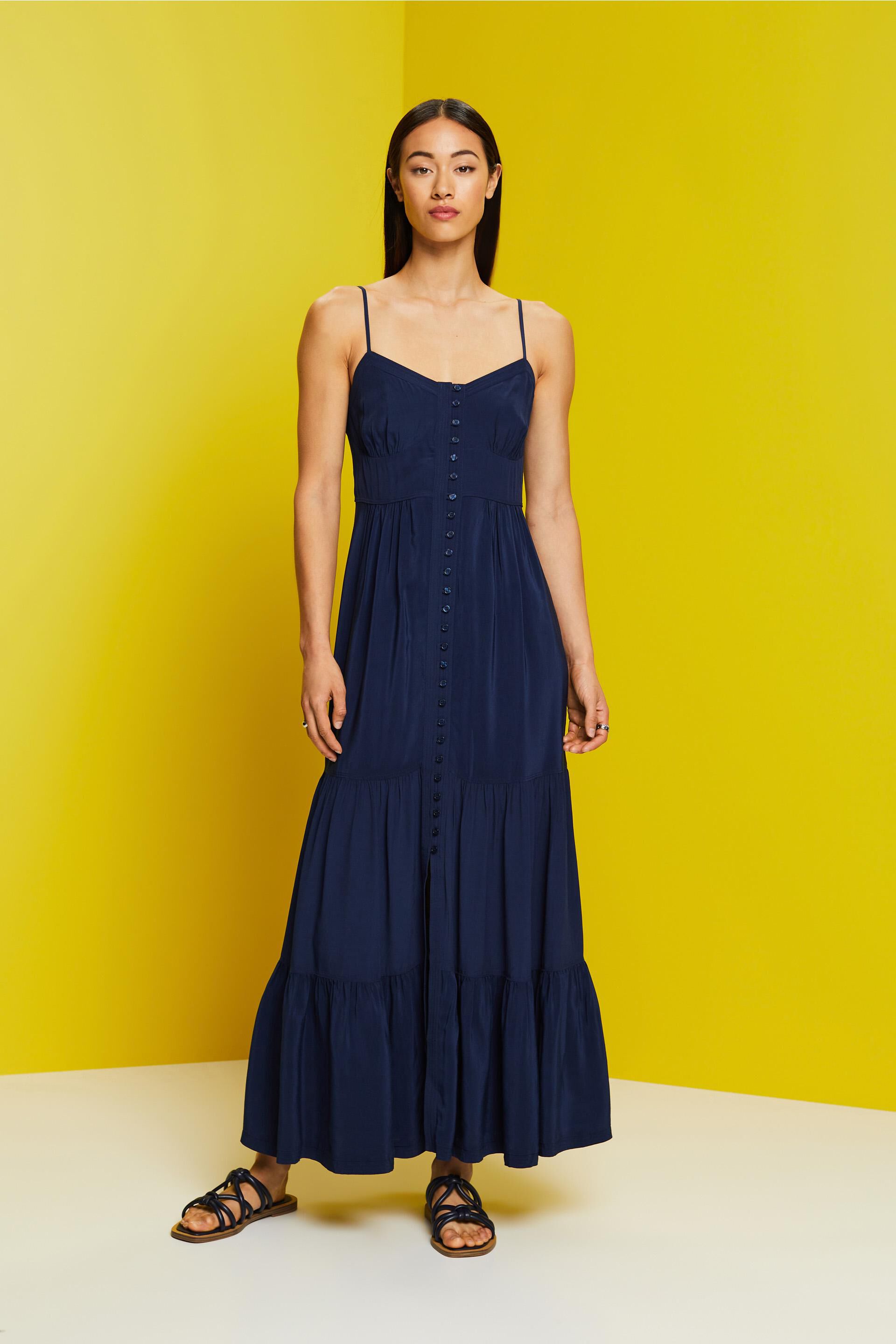 ESPRIT - Strappy maxi dress at our online shop