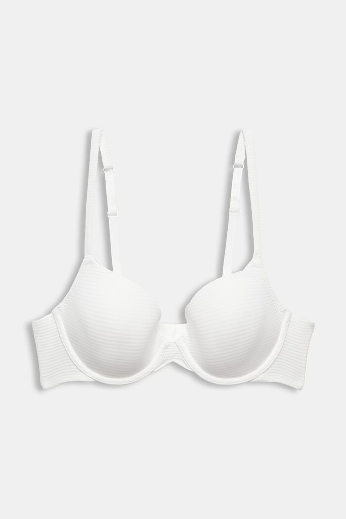 Angelina Wired and Padded Push-up Bras w/Clear Wings and Straps 32 B and 36C  - ETP Fashion