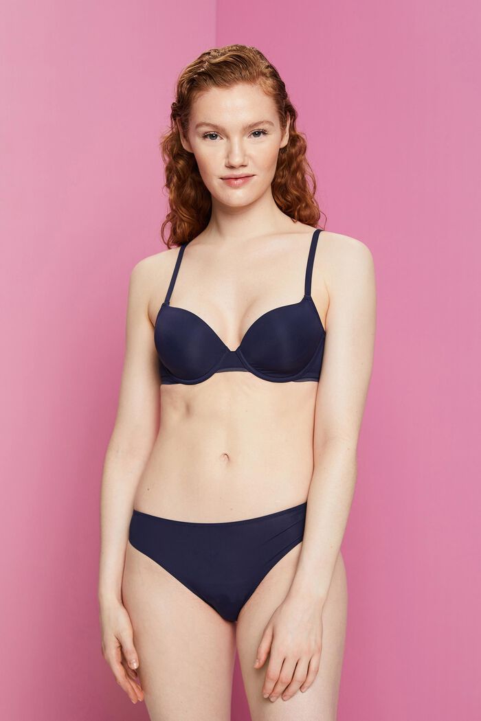 ESPRIT - Recycled: padded and wired microfibre bra at our online shop