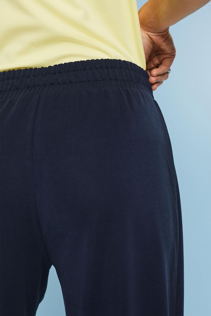 Navy Pull-On Athletic Pants