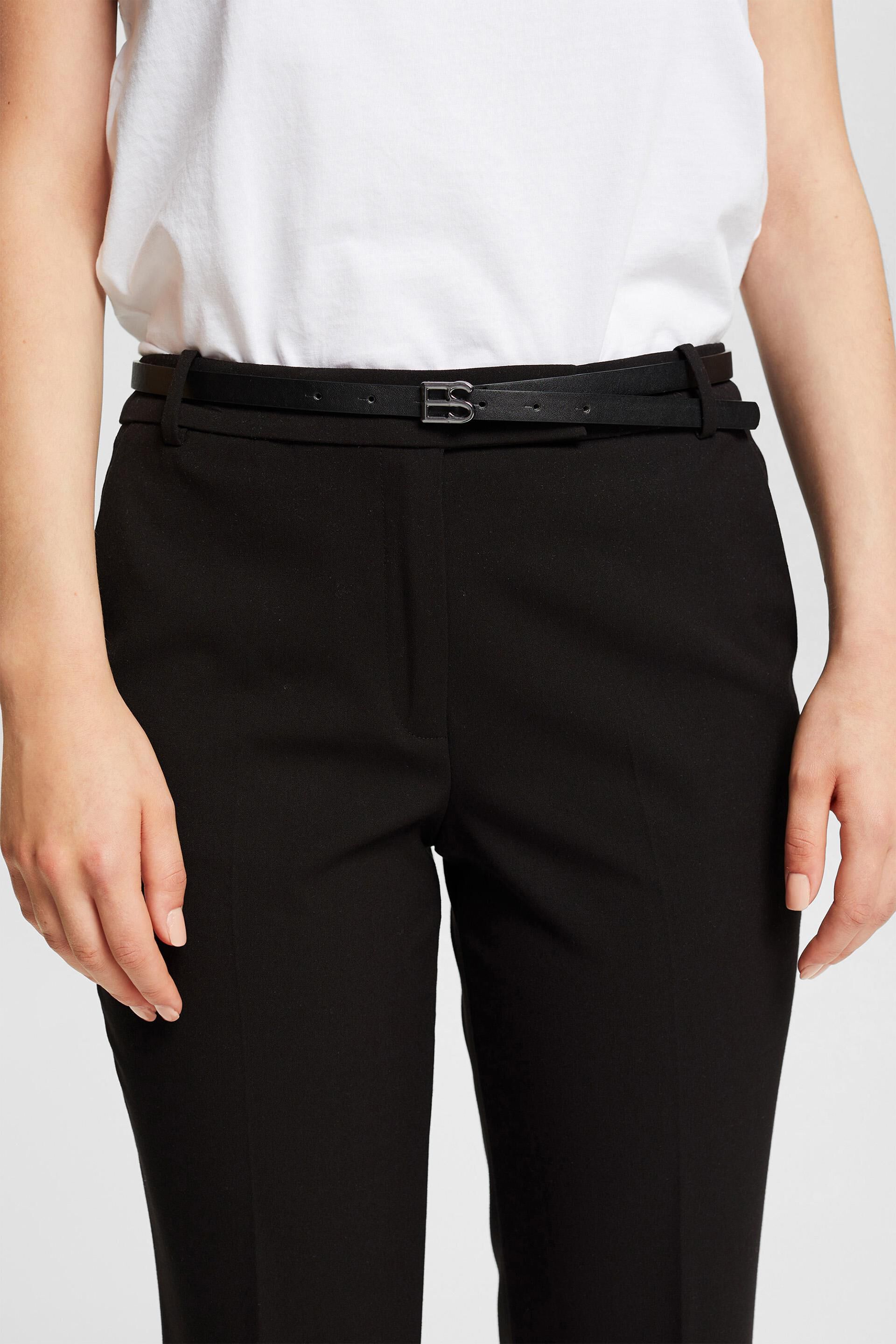 Girls Black Plain Skinny Trousers | New Look