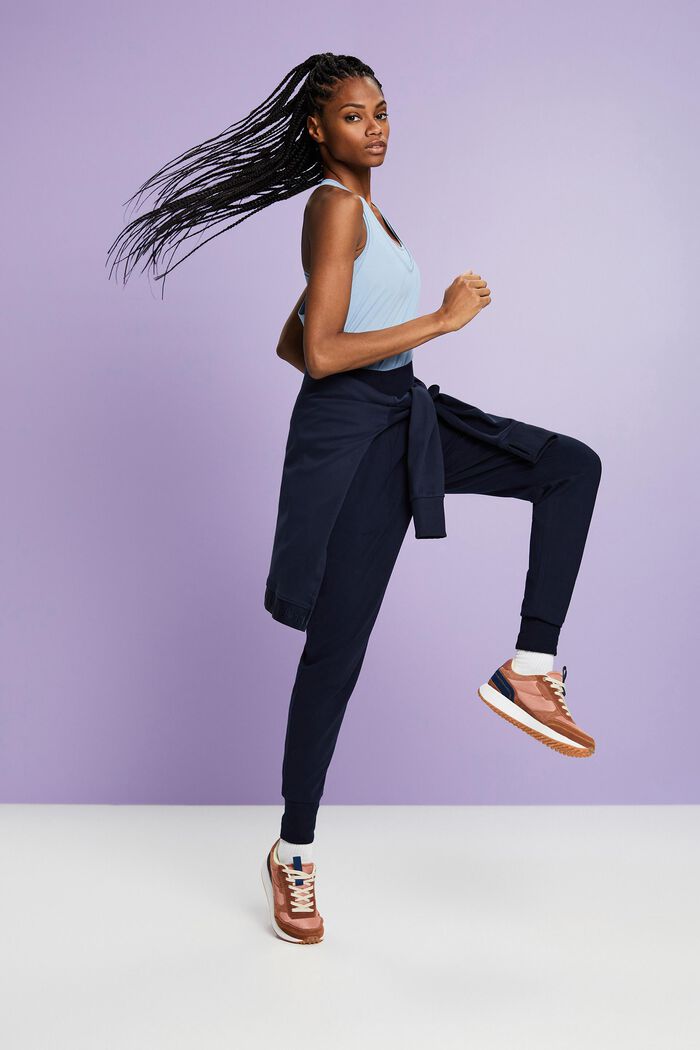 Esprit CASUAL SPORTS Printed Stretch Cotton Leggings - Sports Wear - Women