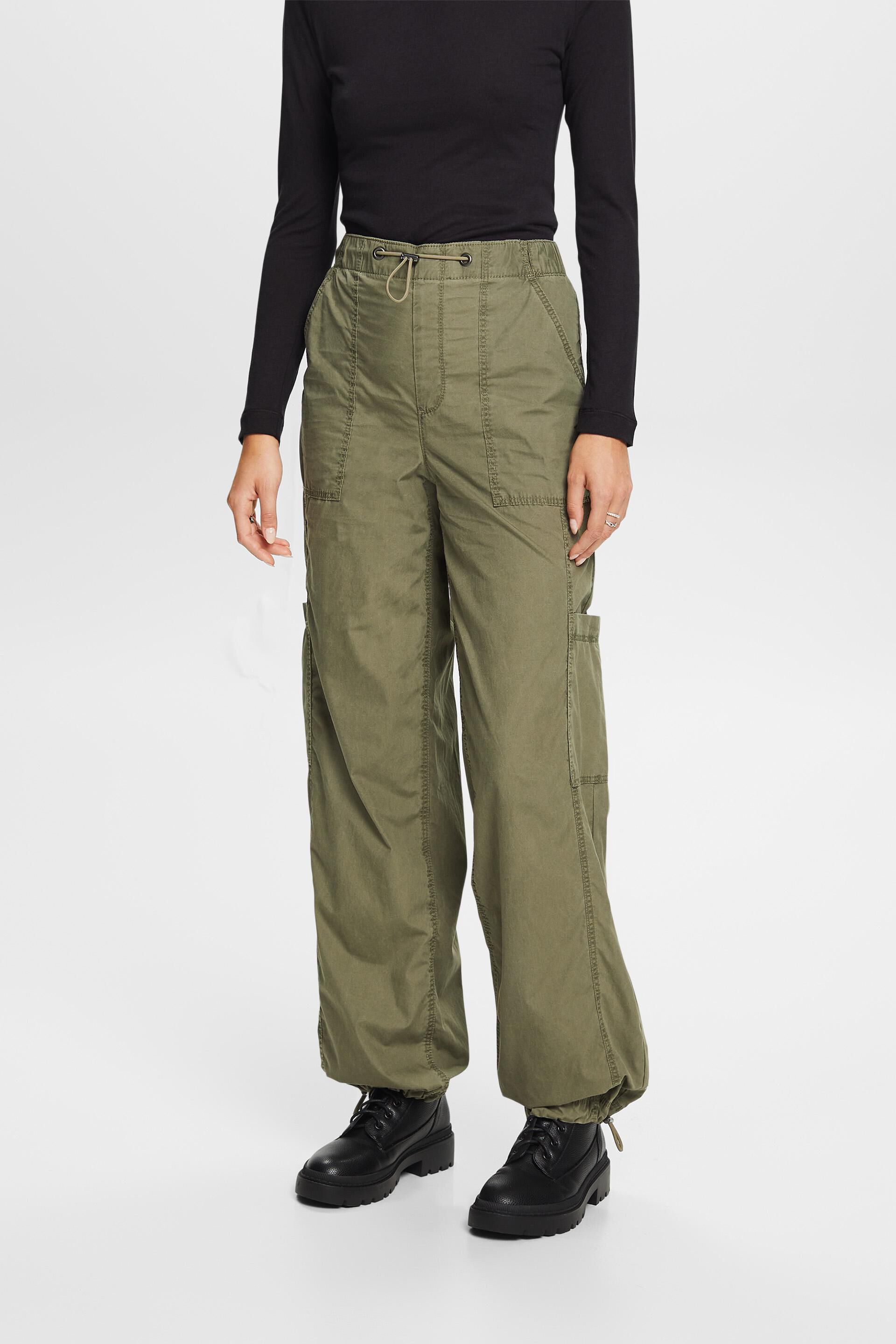 Women Black Cargo Trousers Pants Ladies High Waist Khaki Green Y2K Plus  Size Cargo Outfits Pants For Women - AliExpress