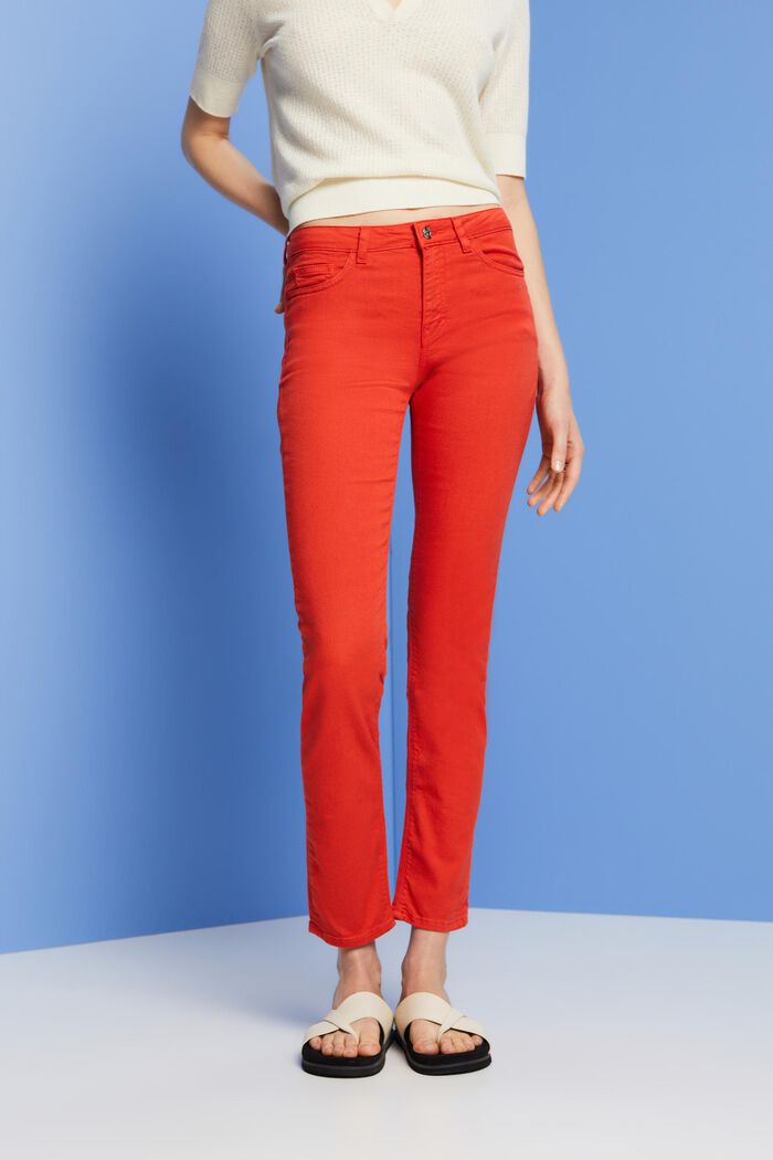 ESPRIT - Mid-rise slim fit jeans at our online shop