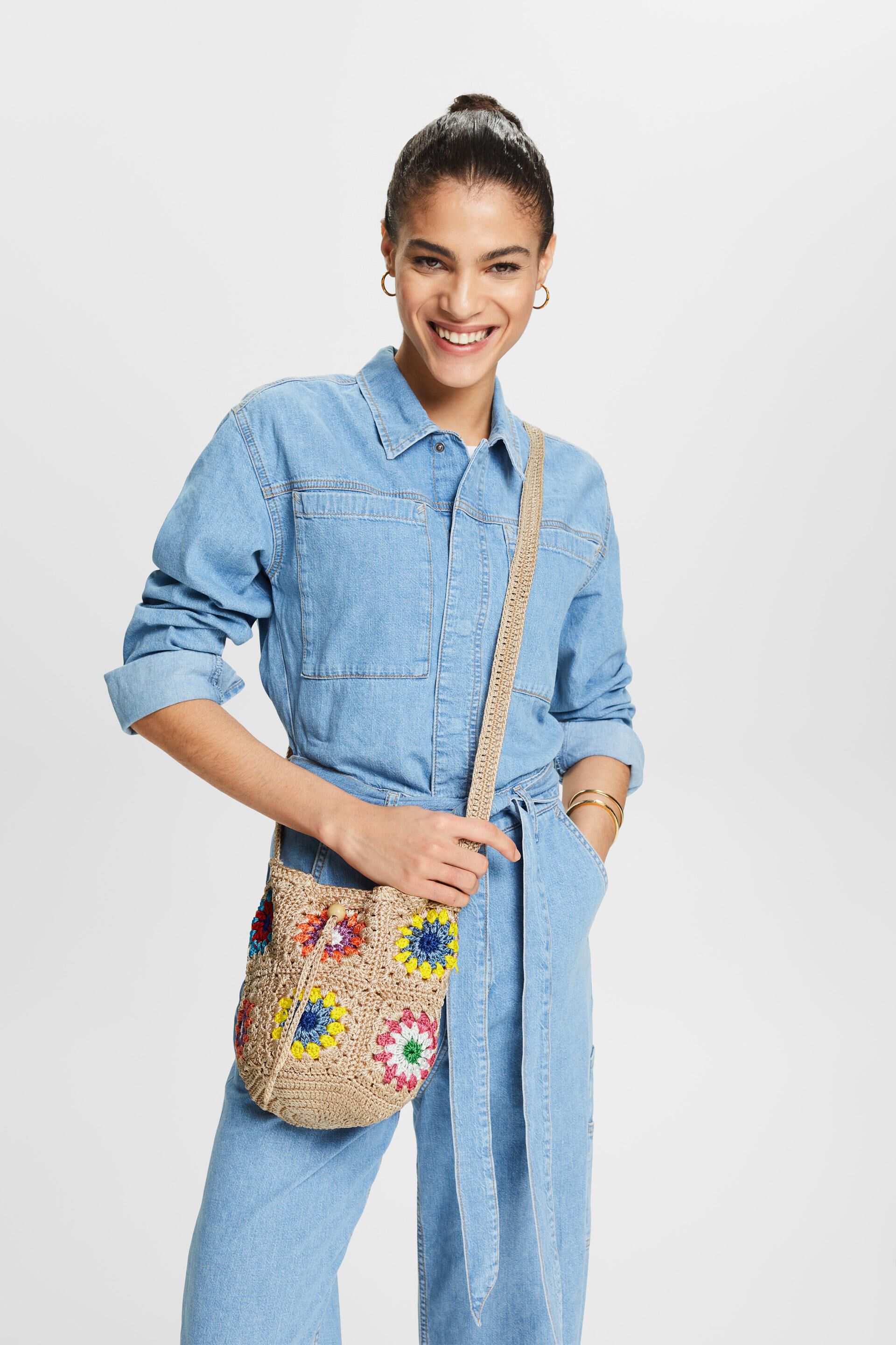 ESPRIT - Crochet Crossbody Bag at our online shop