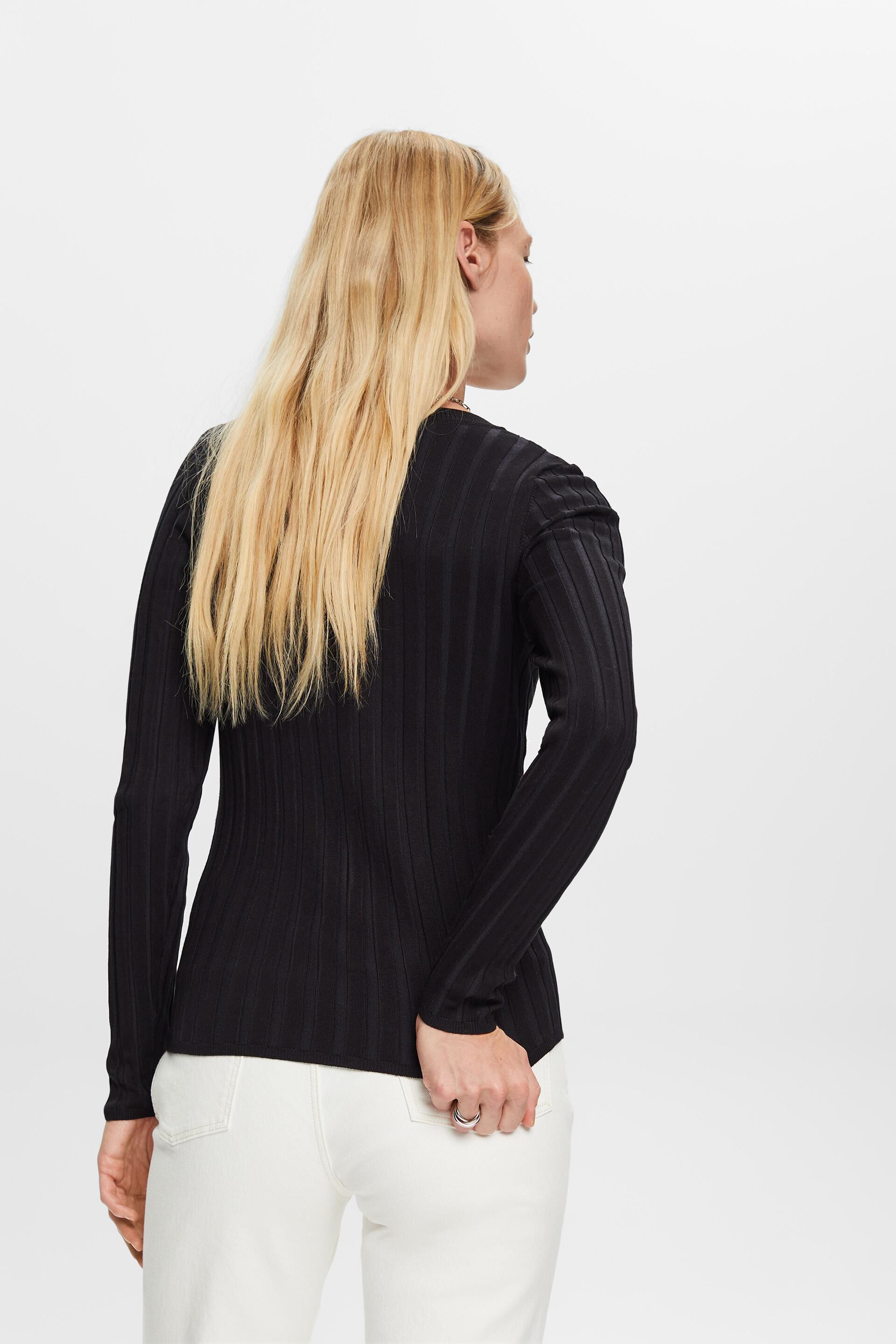 ESPRIT - Ribbed-Knit Sweater at our online shop