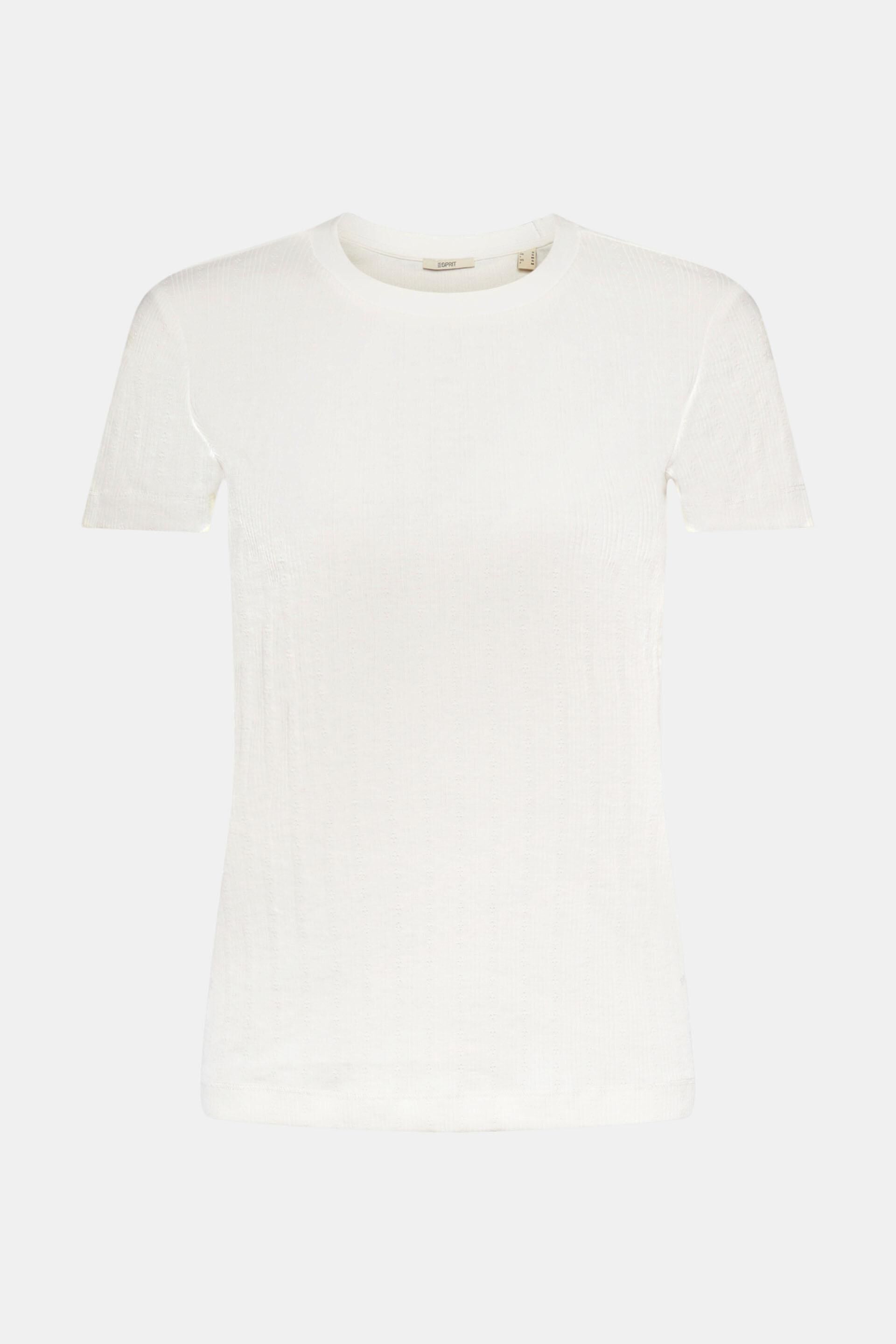 Pointelle t-shirt at our online shop - ESPRIT
