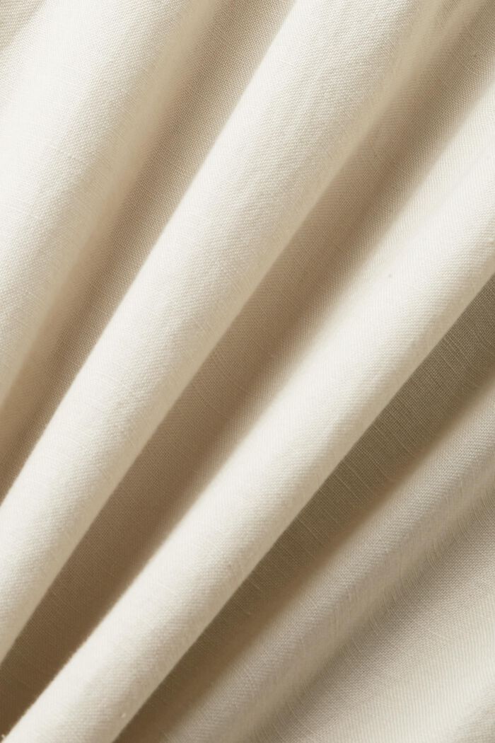 ESPRIT - Sleeveless blouse, linen-cotton blend at our online shop