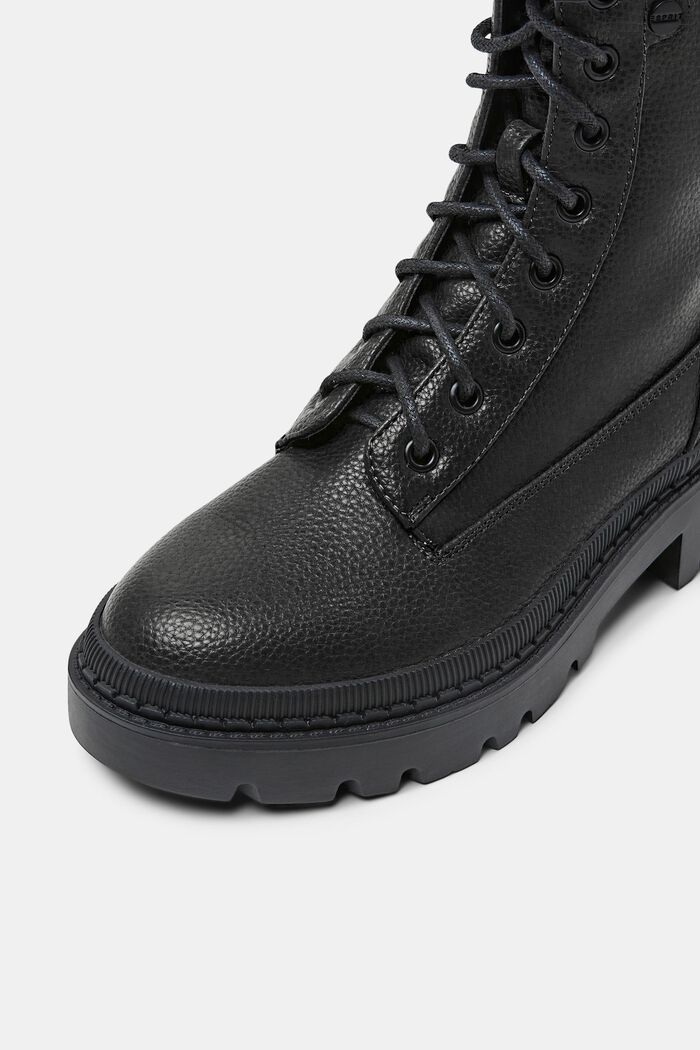 ESPRIT - Vegan shop lace-up at online leather our boots