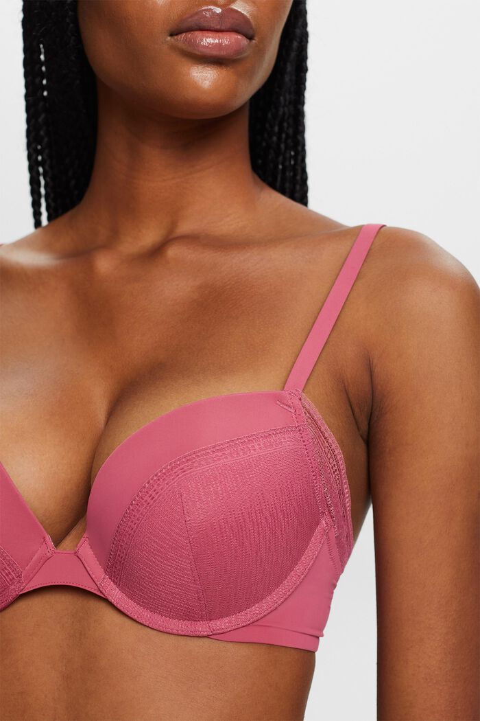 Fuchsia cotton push-up bra, Bras, Women'secret