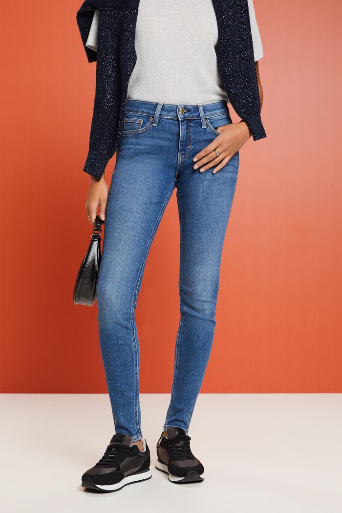 ESPRIT - Embellished Mid-Rise Skinny Jean at our online shop