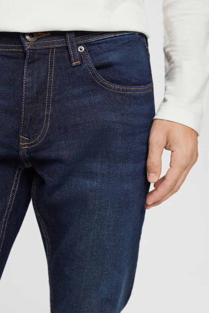 Stretchy Denim Jeggings for Women Hi-Waist Control Tights Fake Pocket Slim  Jeans