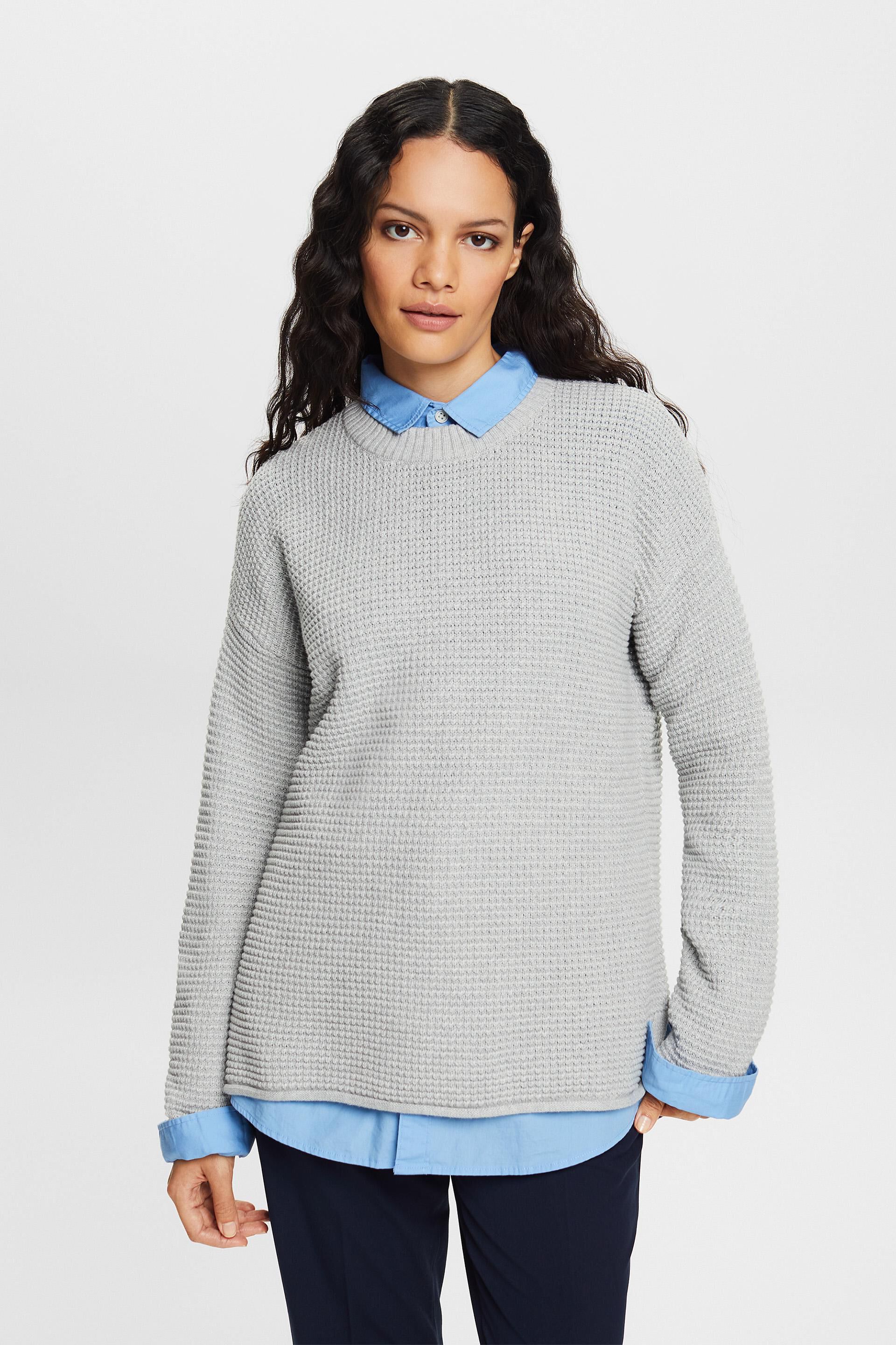 ESPRIT - Textured Knit Sweater at our online shop