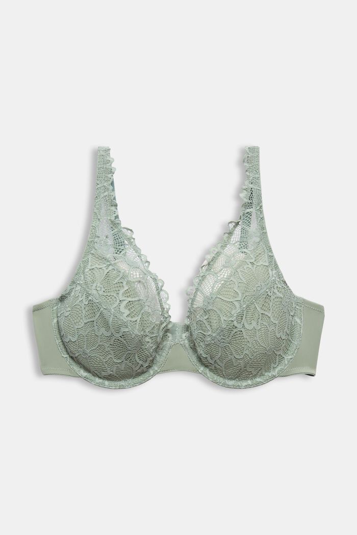 Buy Victoria's Secret Deepest Green Lace Full Cup Push Up Bra from Next  Luxembourg