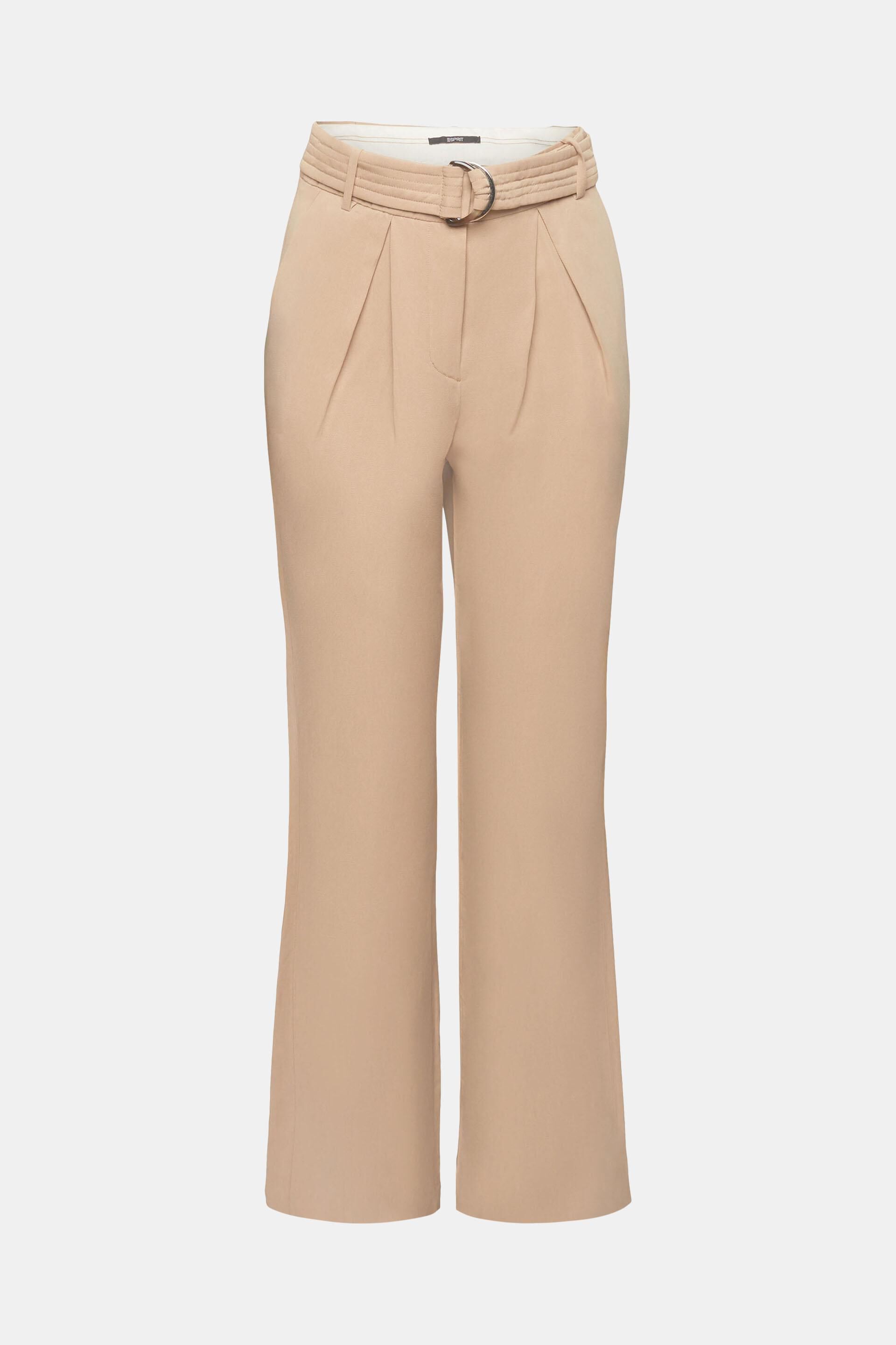 Bright Pink Linen Blend Formal Wide Leg Trousers | New Look