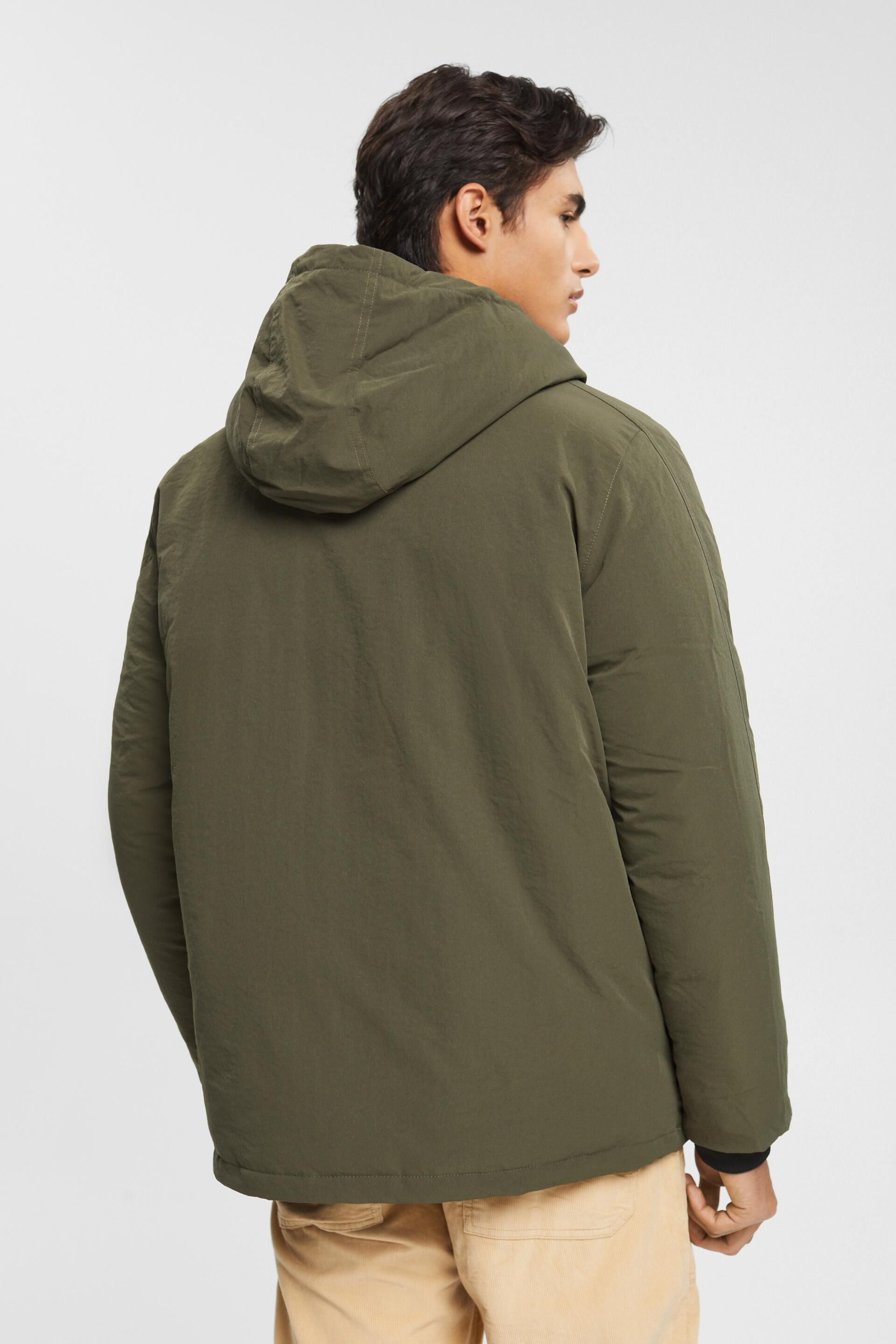 ESPRIT - Jacket with drawstring hood at our online shop