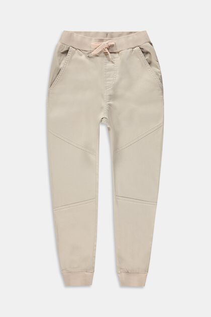 Twill cargo trousers - Light beige - Ladies