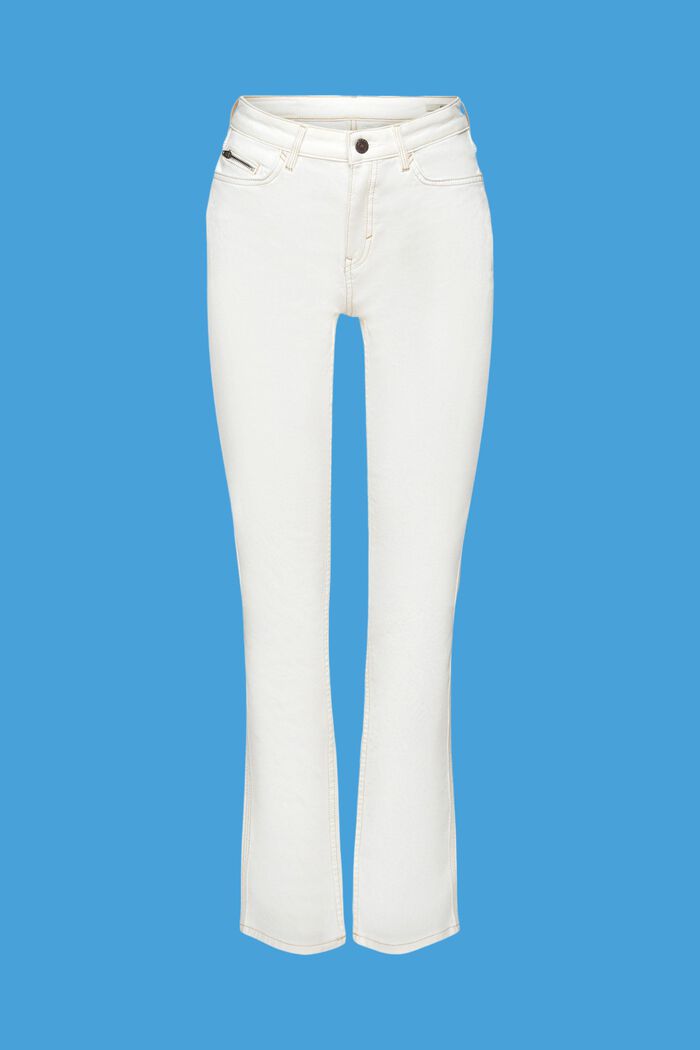 ESPRIT - High-rise straight leg jeans at our online shop